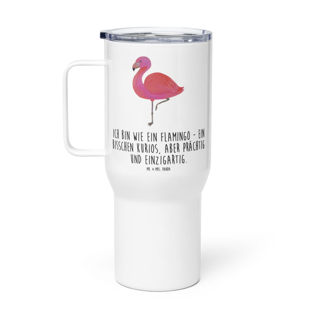 XXL Thermobecher Flamingo Classic Thermobecher, XL Thermobecher, Reisebecher, XL Reisetasse, Großer Thermobecher, Autobecher, Jumbo Becher, Flamingo, Einzigartig, Selbstliebe, Stolz, ich, für mich, Spruch, Freundin, Freundinnen, Außenseiter, Sohn, Tochter, Geschwister