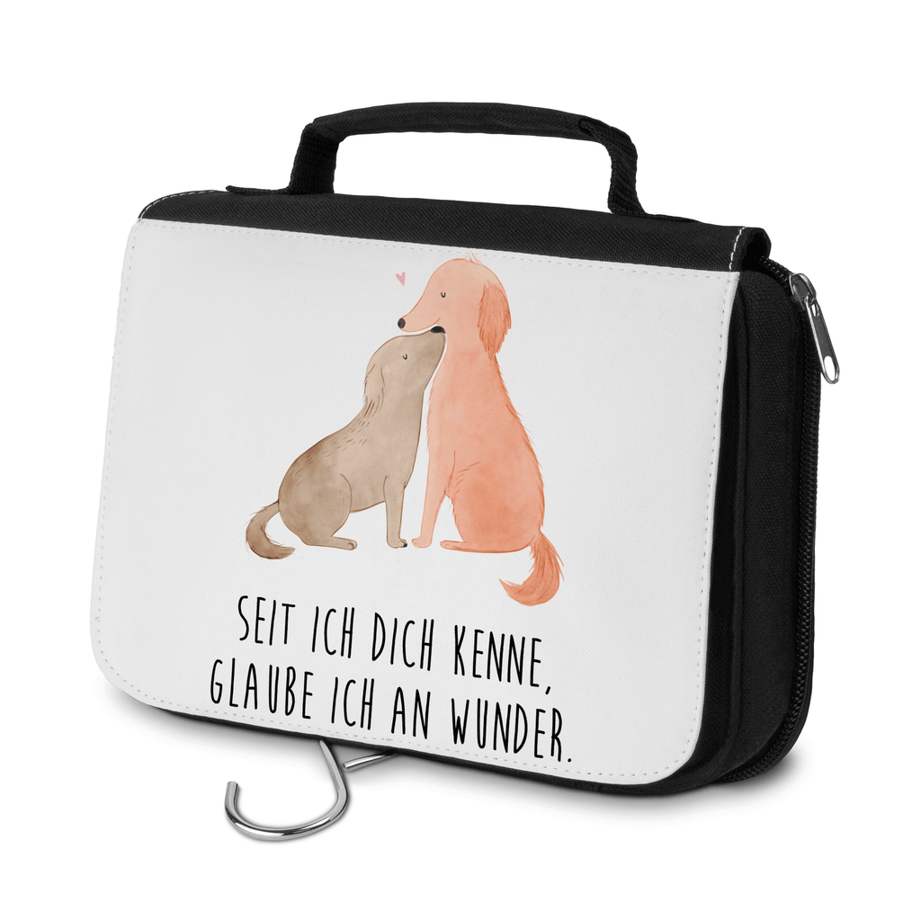 Kulturbeutel Hunde Liebe Kulturbeutel, Zum Aufhängen, Waschtasche, Kosmetiktasche, Damen, Herren, Aufbewahrungstasche, Schminktasche, Kosmetikbeutel, Organizer, Kulturtasche, Schminkutensil, Hund, Hundemotiv, Haustier, Hunderasse, Tierliebhaber, Hundebesitzer, Sprüche, Liebe, Hund. Hunde, Kuss, Vertrauen, Kuscheln, Herz