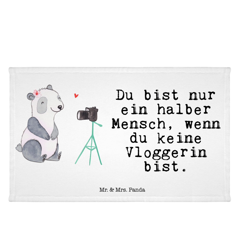 Handtuch Vloggerin mit Herz Gästetuch, Reisehandtuch, Sport Handtuch, Frottier, Kinder Handtuch, Beruf, Ausbildung, Jubiläum, Abschied, Rente, Kollege, Kollegin, Geschenk, Schenken, Arbeitskollege, Mitarbeiter, Firma, Danke, Dankeschön