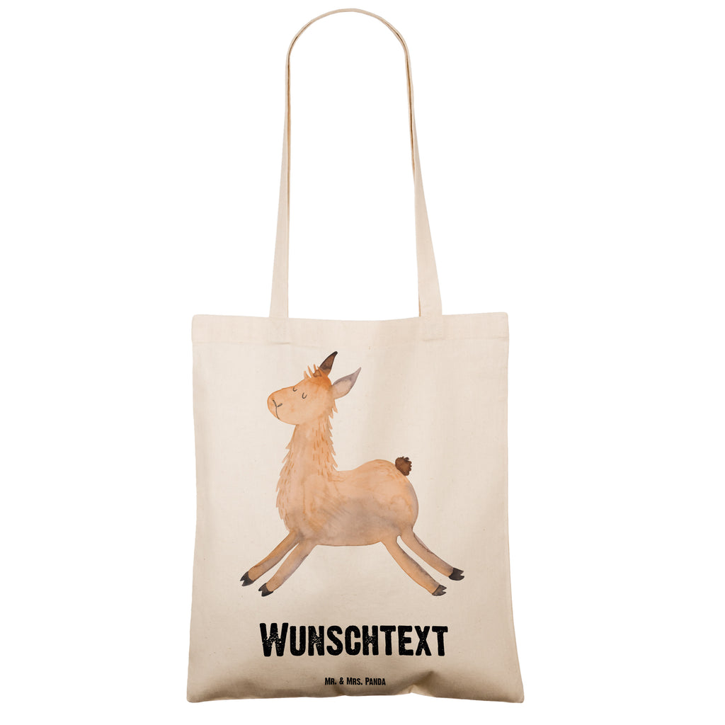 Personalisierte Tragetasche Lama springend Personalisierte Beuteltasche, Personalisierter Beutel, Personalisierte Einkaufstasche, Personalisierter Jutebeutel, Personalisierter Stoffbeutel, Tragetasche mit Namen, Einkaufstasche mit Namen, Stoffbeutel mit Namen, Personalisierte Tasche, Personalisierte Jutetasche, Personalisierte Kindergartentasche, Lama, Alpaka, Lamas, Lieblingstag, Happy day, fröhlich, Glück, Freundin, Liebeskummer, Neustart, guten Morgen, Start, Prüfung, Abitur