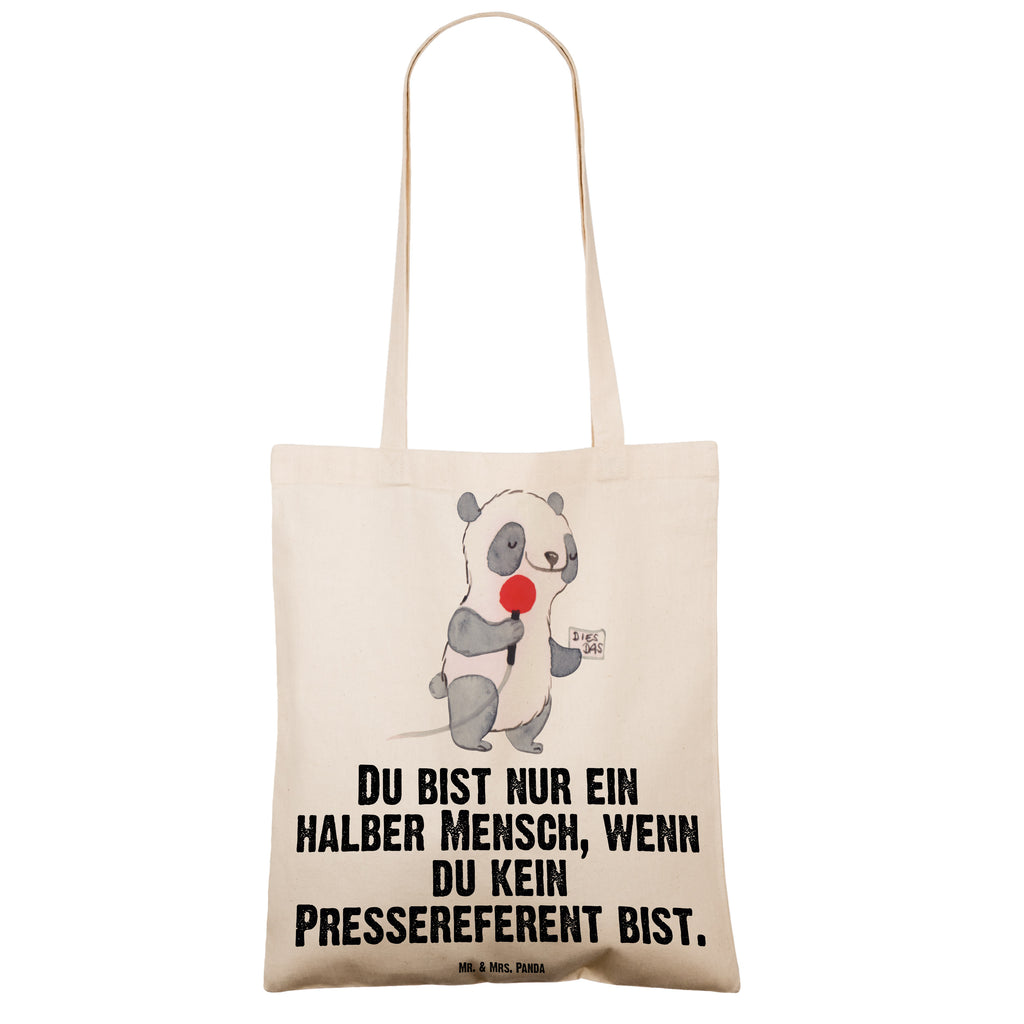 Tragetasche Pressereferent mit Herz Beuteltasche, Beutel, Einkaufstasche, Jutebeutel, Stoffbeutel, Tasche, Shopper, Umhängetasche, Strandtasche, Schultertasche, Stofftasche, Tragetasche, Badetasche, Jutetasche, Einkaufstüte, Laptoptasche, Beruf, Ausbildung, Jubiläum, Abschied, Rente, Kollege, Kollegin, Geschenk, Schenken, Arbeitskollege, Mitarbeiter, Firma, Danke, Dankeschön, Pressereferent, Pressemitarbeiter, Presseagentur, Studium