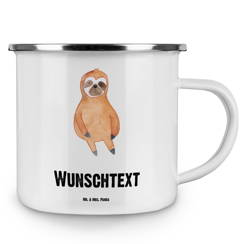 Personalisierte Emaille Tasse Faultier Zufrieden Emaille Tasse personalisiert, Emaille Tasse mit Namen, Campingtasse personalisiert, Namenstasse, Campingtasse bedrucken, Campinggeschirr personalsisert, tasse mit namen, personalisierte tassen, personalisierte tasse, tasse selbst gestalten, tasse bedrucken, tassen bedrucken, Faultier, Faultier Geschenk, Faultier Deko, Faultiere, faul, Lieblingstier, Pause, relaxen, Glück, glücklich, zufrieden, happy, Zufriedenheit, Gelassenheit, Ruhe, Frieden