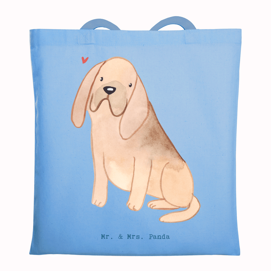 Tragetasche Bloodhound Moment Beuteltasche, Beutel, Einkaufstasche, Jutebeutel, Stoffbeutel, Tasche, Shopper, Umhängetasche, Strandtasche, Schultertasche, Stofftasche, Tragetasche, Badetasche, Jutetasche, Einkaufstüte, Laptoptasche, Hund, Hunderasse, Rassehund, Hundebesitzer, Geschenk, Tierfreund, Schenken, Welpe, Bluthund, Bloodhound, St. Hubertushund, Chien de Saint Hubert