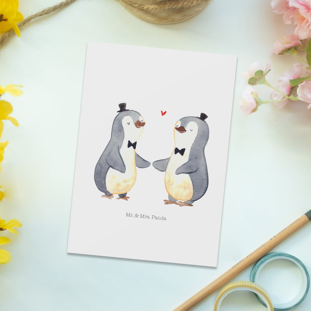 Postkarte Pinguine Gay Pride Postkarte, Karte, Geschenkkarte, Grußkarte, Einladung, Ansichtskarte, Geburtstagskarte, Einladungskarte, Dankeskarte, Ansichtskarten, Einladung Geburtstag, Einladungskarten Geburtstag, Hochzeit, Hochzeitsgeschenk, Ehe, Hochzeitsfeier, Trauung, Trauungsgeschenk, Hochzeitskarte, Verlobungsfeier, Verlobungsgeschenk, Hochzeitsgeschenkideen, Hochzeitsgeschenke für Brautpaar