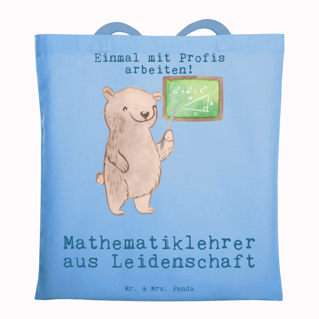 Tragetasche Mathematiklehrer aus Leidenschaft Beuteltasche, Beutel, Einkaufstasche, Jutebeutel, Stoffbeutel, Tasche, Shopper, Umhängetasche, Strandtasche, Schultertasche, Stofftasche, Tragetasche, Badetasche, Jutetasche, Einkaufstüte, Laptoptasche, Beruf, Ausbildung, Jubiläum, Abschied, Rente, Kollege, Kollegin, Geschenk, Schenken, Arbeitskollege, Mitarbeiter, Firma, Danke, Dankeschön, Mathematiklehrer, Lehramtstudent, Referendariat, Mathelehrer, Matheunterricht