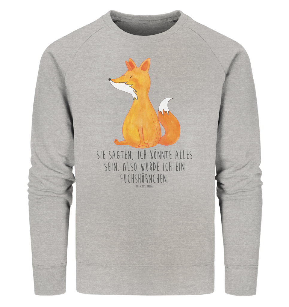 Organic Pullover Einhorn Wunsch Pullover, Pullover Männer, Pullover Frauen, Sweatshirt, Sweatshirt Männer, Sweatshirt Frauen, Unisex, Einhorn, Einhörner, Einhorn Deko, Pegasus, Unicorn, Fuchs, Unicorns, Fuchshörnchen, Fuchshorn, Foxycorn, Füchse