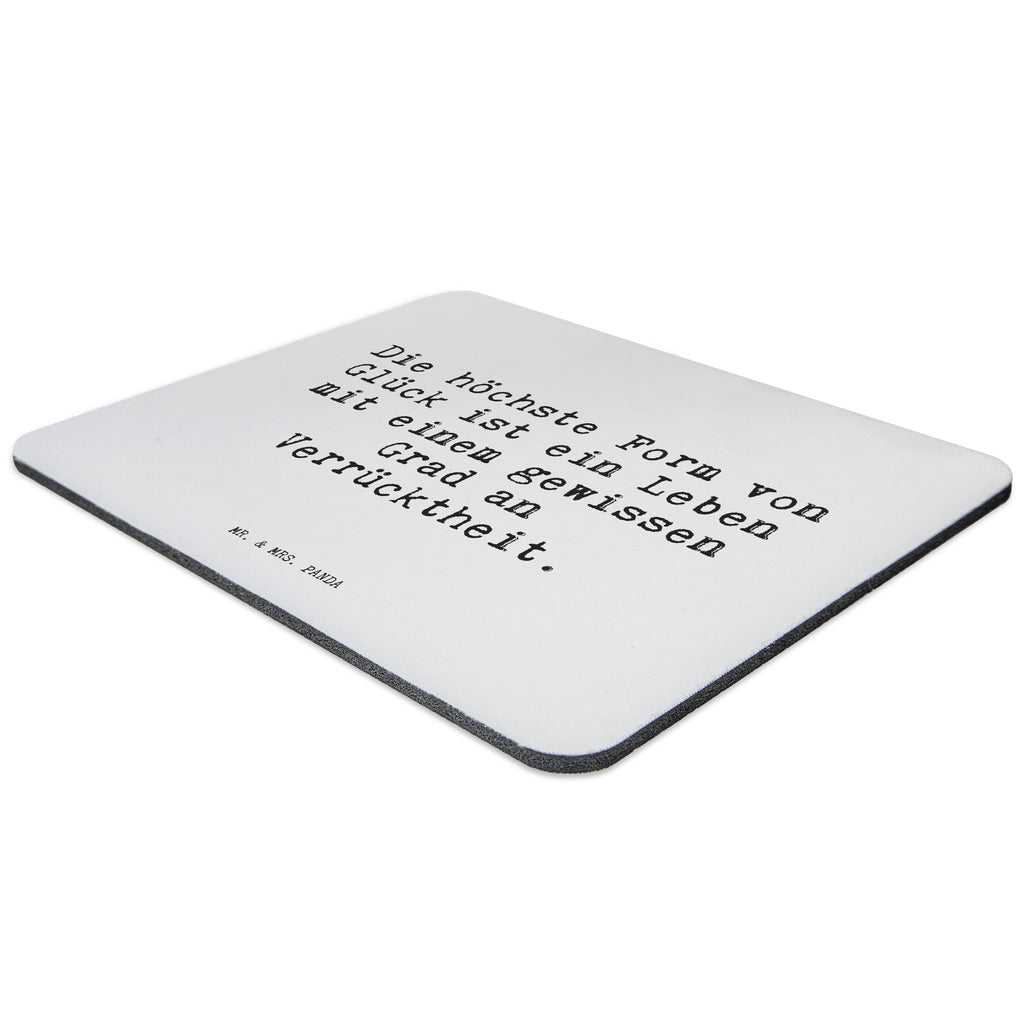 Mauspad Sprüche und Zitate Die höchste Form von Glück ist ein Leben mit einem gewissen Grad an Verrücktheit. Mousepad, Computer zubehör, Büroausstattung, PC Zubehör, Arbeitszimmer, Mauspad, Einzigartiges Mauspad, Designer Mauspad, Mausunterlage, Mauspad Büro, Spruch, Sprüche, lustige Sprüche, Weisheiten, Zitate, Spruch Geschenke, Spruch Sprüche Weisheiten Zitate Lustig Weisheit Worte