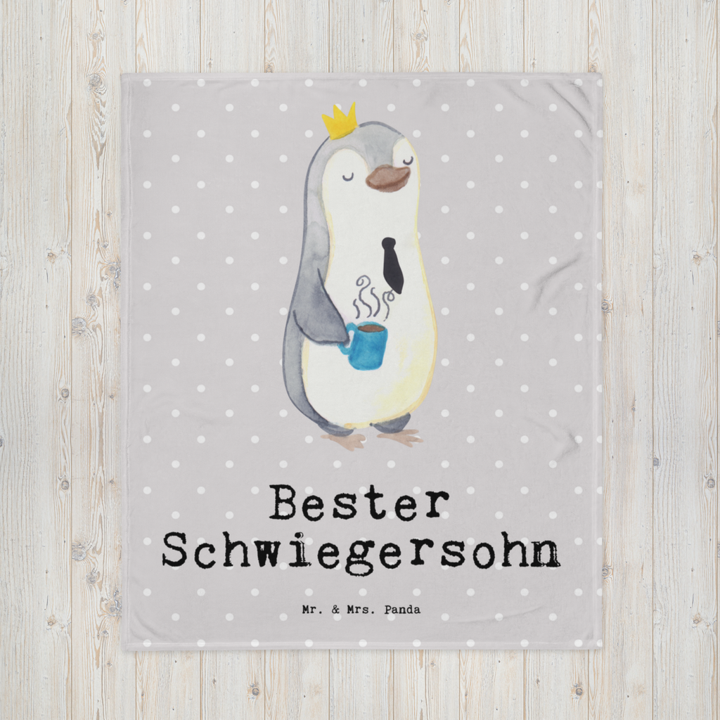 Kuscheldecke Pinguin Bester Schwiegersohn Decke, Wohndecke, Tagesdecke, Wolldecke, Sofadecke, für, Dankeschön, Geschenk, Schenken, Geburtstag, Geburtstagsgeschenk, Geschenkidee, Danke, Bedanken, Mitbringsel, Freude machen, Geschenktipp, Schwiegersohn, Tochter, Ehefrau des Sohns, Frau, angeheiratet, Hochzeit, Heirat