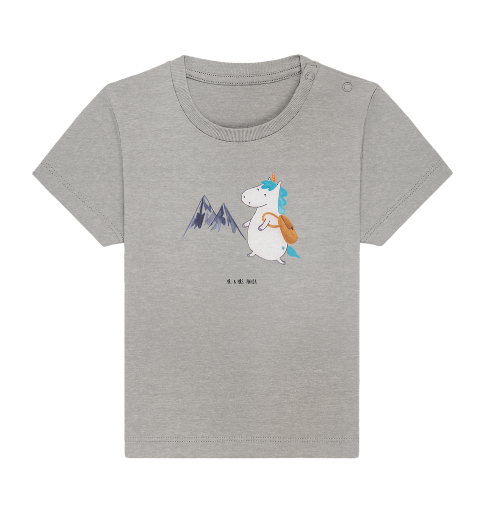 Organic Baby Shirt Einhorn Bergsteiger Baby T-Shirt, Jungen Baby T-Shirt, Mädchen Baby T-Shirt, Shirt, Einhorn, Einhörner, Einhorn Deko, Pegasus, Unicorn, Bergsteiger, Abenteuer, Berge, Abenteurer, Weltenbummler, Weltreise, Reisen, Urlaub, Entdecker