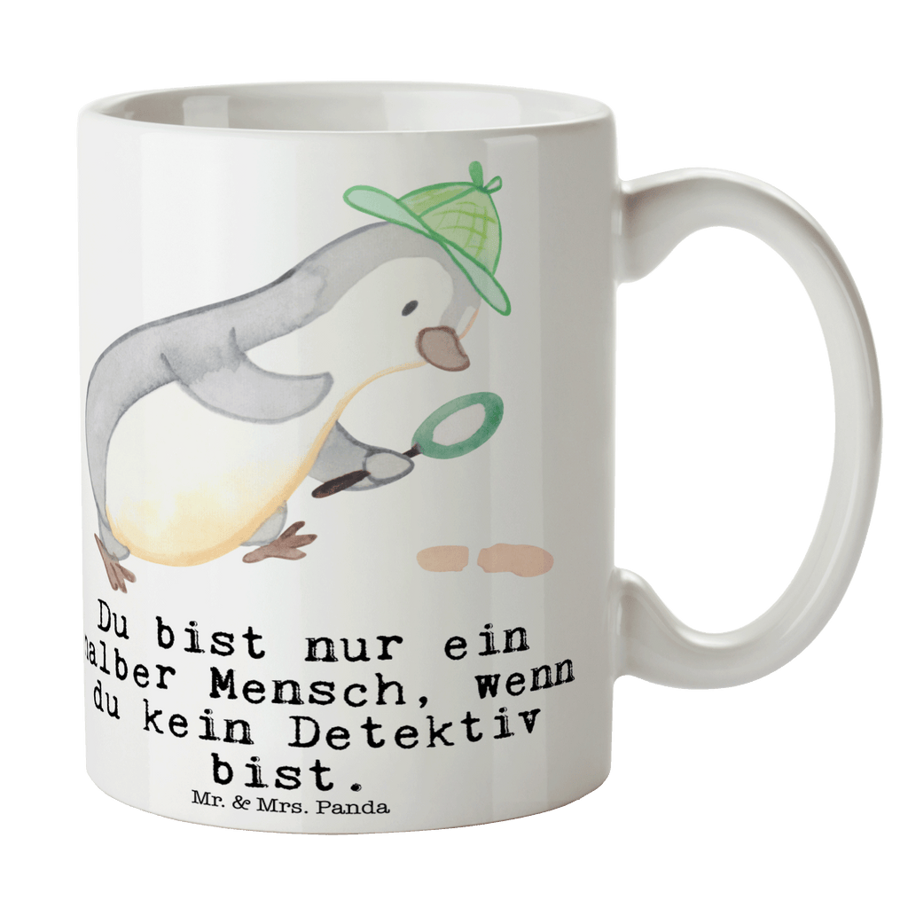 Tasse Detektiv mit Herz Tasse, Kaffeetasse, Teetasse, Becher, Kaffeebecher, Teebecher, Keramiktasse, Porzellantasse, Büro Tasse, Geschenk Tasse, Tasse Sprüche, Tasse Motive, Kaffeetassen, Tasse bedrucken, Designer Tasse, Cappuccino Tassen, Schöne Teetassen, Beruf, Ausbildung, Jubiläum, Abschied, Rente, Kollege, Kollegin, Geschenk, Schenken, Arbeitskollege, Mitarbeiter, Firma, Danke, Dankeschön, Detektiv, Ermittler, Agent, Privatdetektei, Berufsdetektiv, Wirtschaftsdetektei, Detektivausbildung, Spurensuche