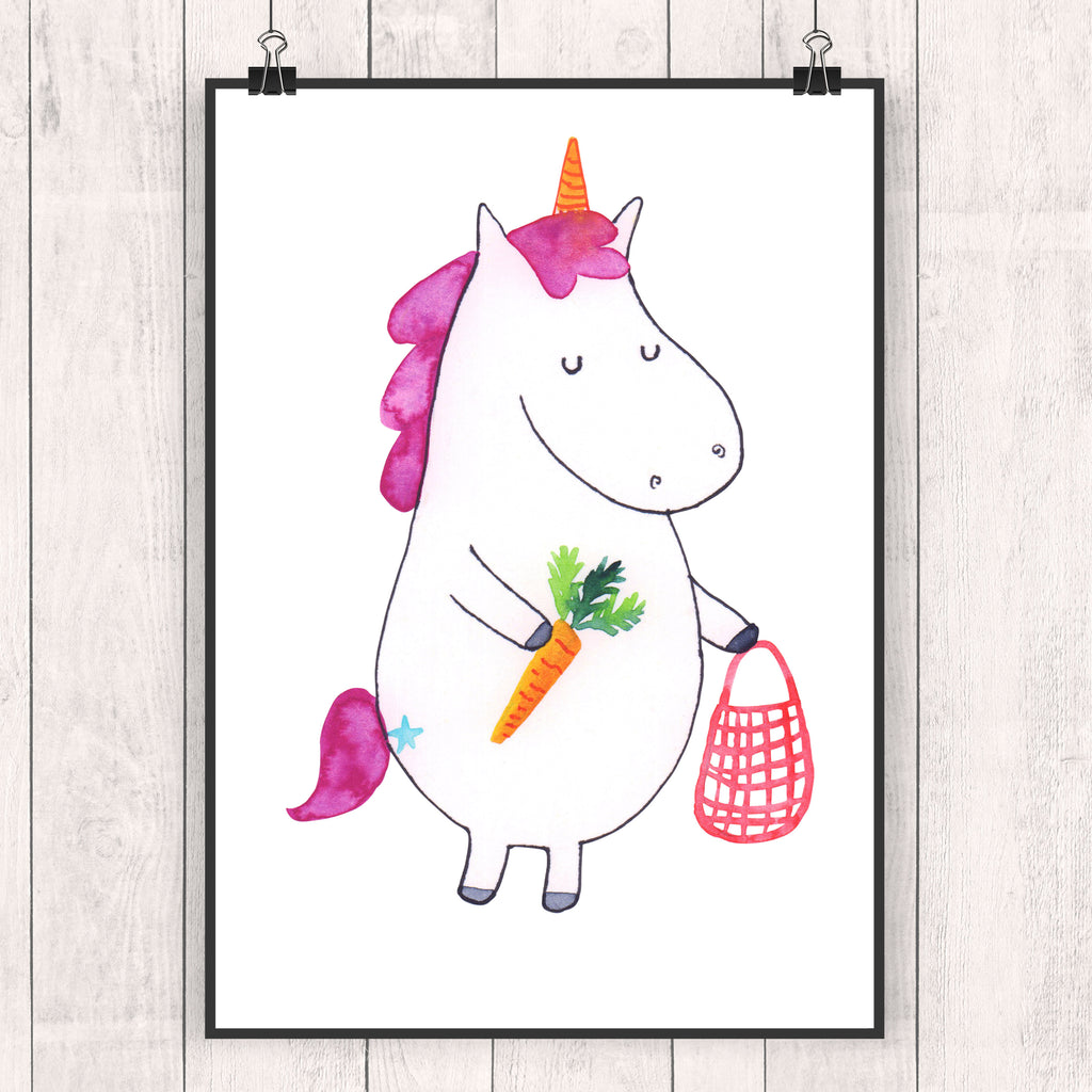 Poster Einhorn Vegan Poster, Wandposter, Bild, Wanddeko, Küchenposter, Kinderposter, Wanddeko Bild, Raumdekoration, Wanddekoration, Handgemaltes Poster, Mr. & Mrs. Panda Poster, Designposter, Kunstdruck, Posterdruck, Einhorn, Einhörner, Einhorn Deko, Pegasus, Unicorn, vegan, Gesund leben, Vegetariar, Rohkost, Gesund essen, Veganismus, Veganer