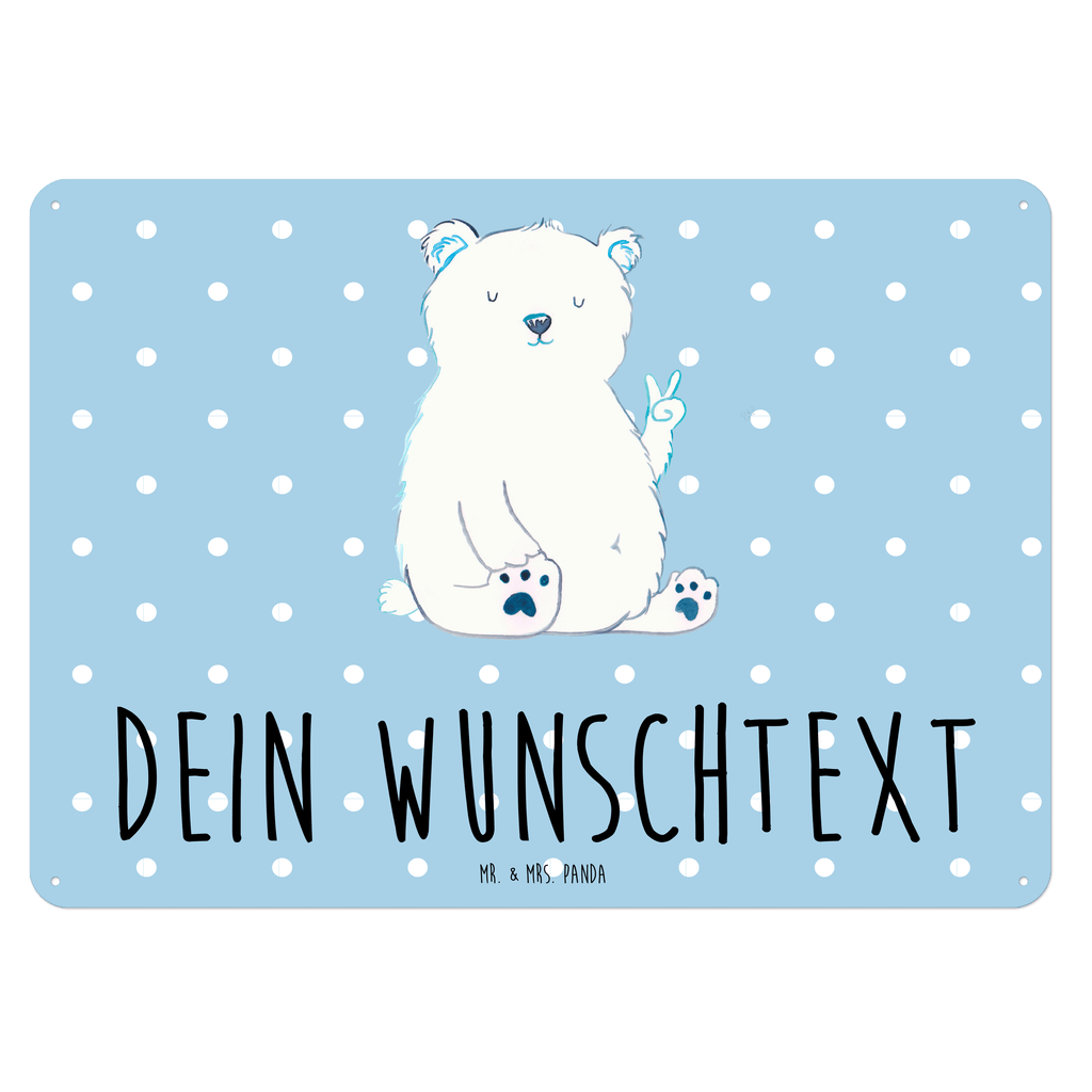 Personalisiertes Blechschild Eisbär Faul Blechschild, Metallschild, Geschenk Schild, Schild, Magnet-Metall-Schild, Deko Schild, Wandschild, Wand-Dekoration, Türschild, Bär, Teddy, Teddybär, Eisbär, Nordpol, Faul, Entspannen, Relaxen, Büro, Arbeit, Bürojob, Arbeitsplatz, Homeoffice