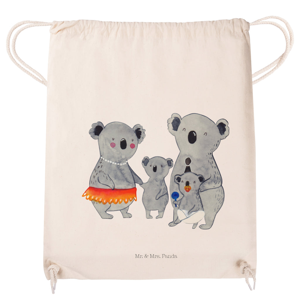 Sportbeutel Koala Familie Sportbeutel, Turnbeutel, Beutel, Sporttasche, Tasche, Stoffbeutel, Sportbeutel Kinder, Gymsack, Beutel Rucksack, Kleine Sporttasche, Sportzubehör, Turnbeutel Baumwolle, Familie, Vatertag, Muttertag, Bruder, Schwester, Mama, Papa, Oma, Opa, Koala, Koalas, Family, Kinder, Geschwister, Familienleben