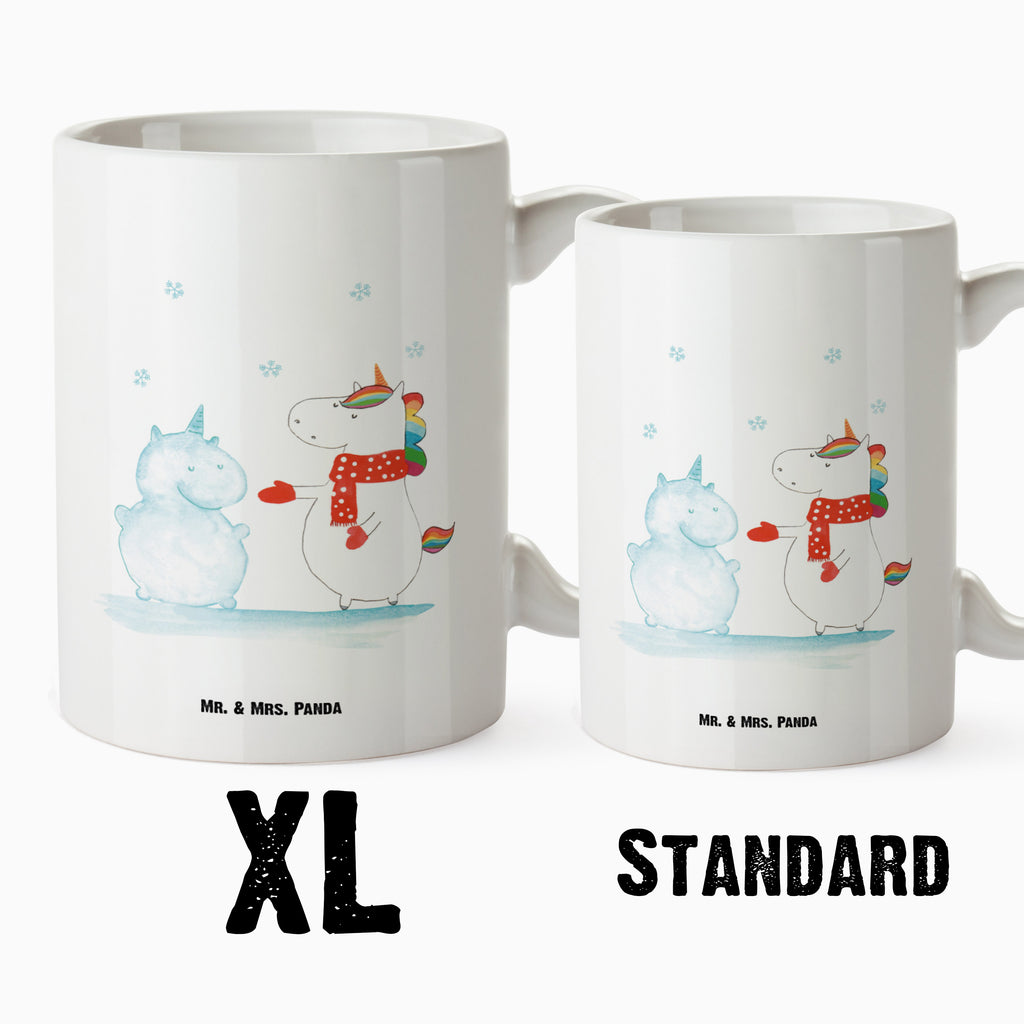 XL Tasse Einhorn Schneemann XL Tasse, Große Tasse, Grosse Kaffeetasse, XL Becher, XL Teetasse, spülmaschinenfest, Jumbo Tasse, Groß, Einhorn, Einhörner, Einhorn Deko, Pegasus, Unicorn, Schneemann, Winter, Schnee, Kuchen, Weihnachten, kalt, Mütze, Handschuhe, X-Mas