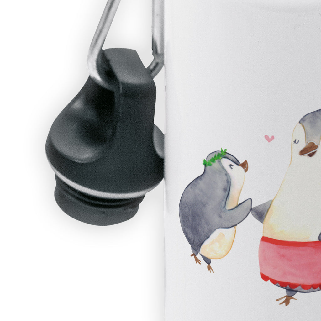 Kindertrinkflasche Pinguin mit Kind Kindertrinkflasche, Kinder Trinkflasche, Trinkflasche, Flasche, Kinderflasche, Kinder, Kids, Kindergarten Flasche, Grundschule, Jungs, Mädchen, Familie, Vatertag, Muttertag, Bruder, Schwester, Mama, Papa, Oma, Opa, Geschenk, Mami, Mutti, Mutter, Geburststag