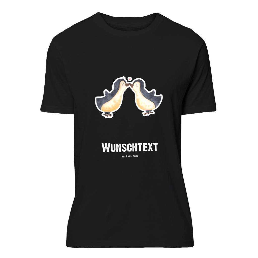 Personalisiertes T-Shirt Pinguine Kuss T-Shirt Personalisiert, T-Shirt mit Namen, T-Shirt mit Aufruck, Männer, Frauen, Liebe, Partner, Freund, Freundin, Ehemann, Ehefrau, Heiraten, Verlobung, Heiratsantrag, Liebesgeschenk, Jahrestag, Hocheitstag, Valentinstag, Geschenk für Frauen, Hochzeitstag, Mitbringsel, Geschenk für Freundin, Geschenk für Partner, Liebesbeweis, für Männer, für Ehemann