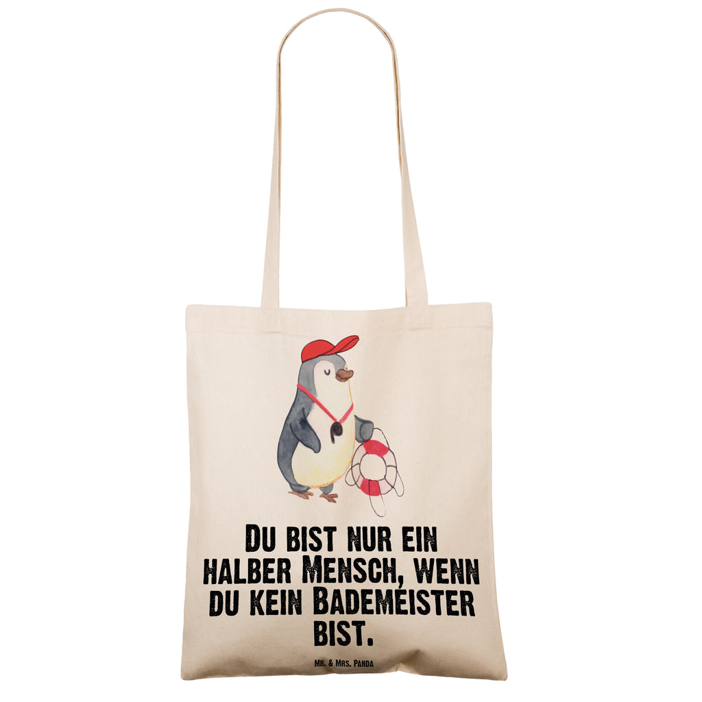 Tragetasche Bademeister mit Herz Beuteltasche, Beutel, Einkaufstasche, Jutebeutel, Stoffbeutel, Tasche, Shopper, Umhängetasche, Strandtasche, Schultertasche, Stofftasche, Tragetasche, Badetasche, Jutetasche, Einkaufstüte, Laptoptasche, Beruf, Ausbildung, Jubiläum, Abschied, Rente, Kollege, Kollegin, Geschenk, Schenken, Arbeitskollege, Mitarbeiter, Firma, Danke, Dankeschön, Bademeister, Rettungsschwimmer, Schwimmmeister, Schwimmbad, Freibad, Badeanstalt, Schwimmverein, Schwimmschule