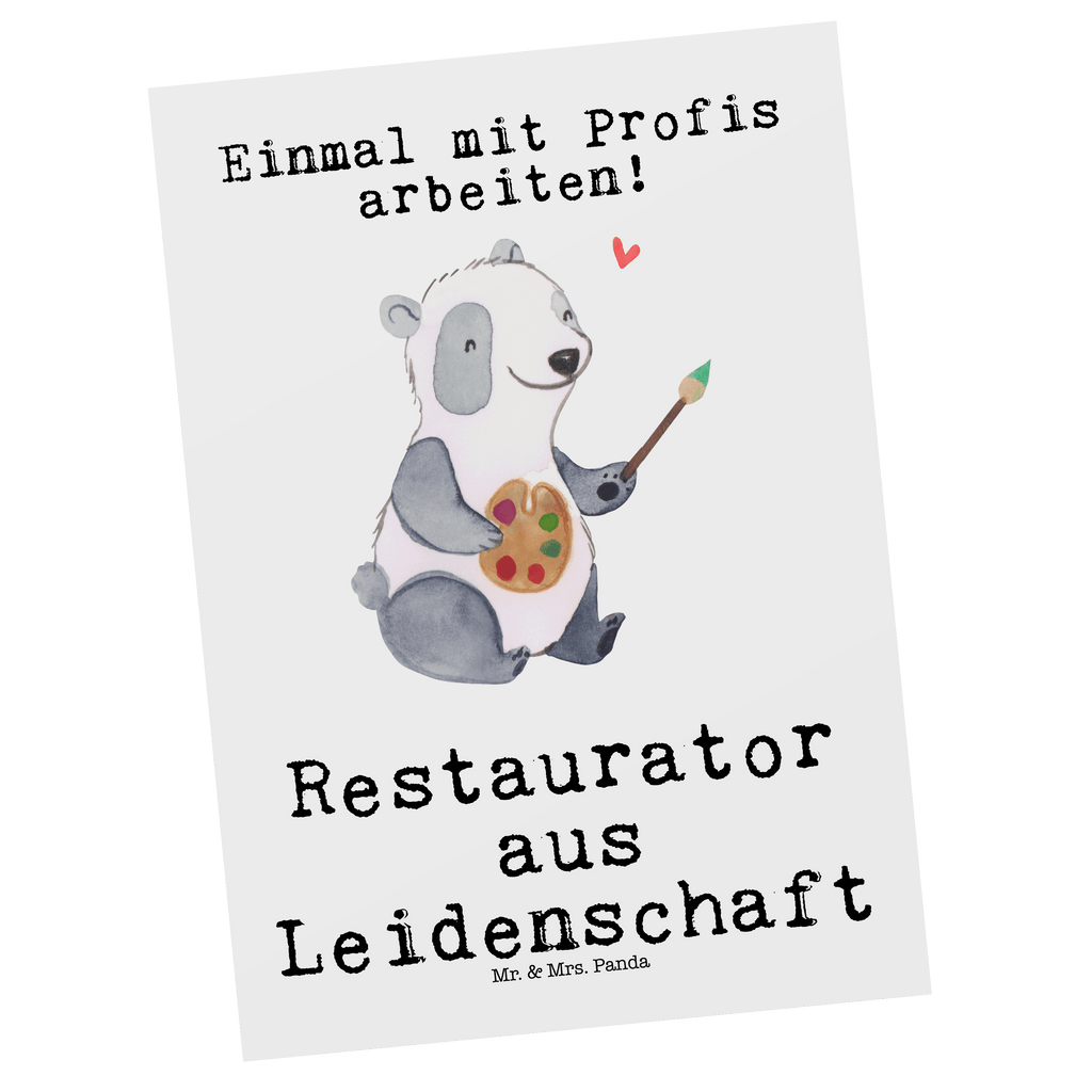 Postkarte Restaurator aus Leidenschaft Postkarte, Karte, Geschenkkarte, Grußkarte, Einladung, Ansichtskarte, Geburtstagskarte, Einladungskarte, Dankeskarte, Ansichtskarten, Einladung Geburtstag, Einladungskarten Geburtstag, Beruf, Ausbildung, Jubiläum, Abschied, Rente, Kollege, Kollegin, Geschenk, Schenken, Arbeitskollege, Mitarbeiter, Firma, Danke, Dankeschön