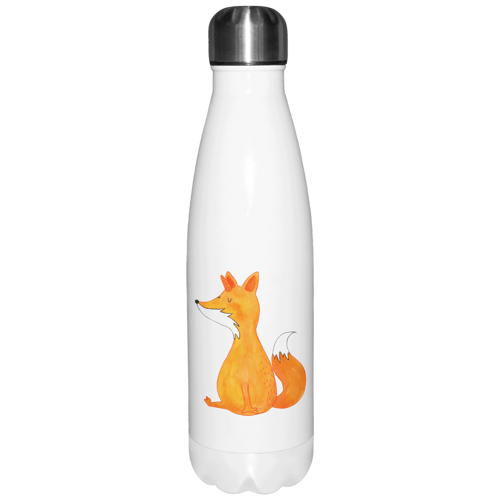 Thermosflasche Fuchshörnchen Wunsch Isolierflasche, Thermoflasche, Trinkflasche, Thermos, Edelstahl, Einhorn, Einhörner, Einhorn Deko, Pegasus, Unicorn, Fuchs, Unicorns, Fuchshörnchen, Fuchshorn, Foxycorn, Füchse