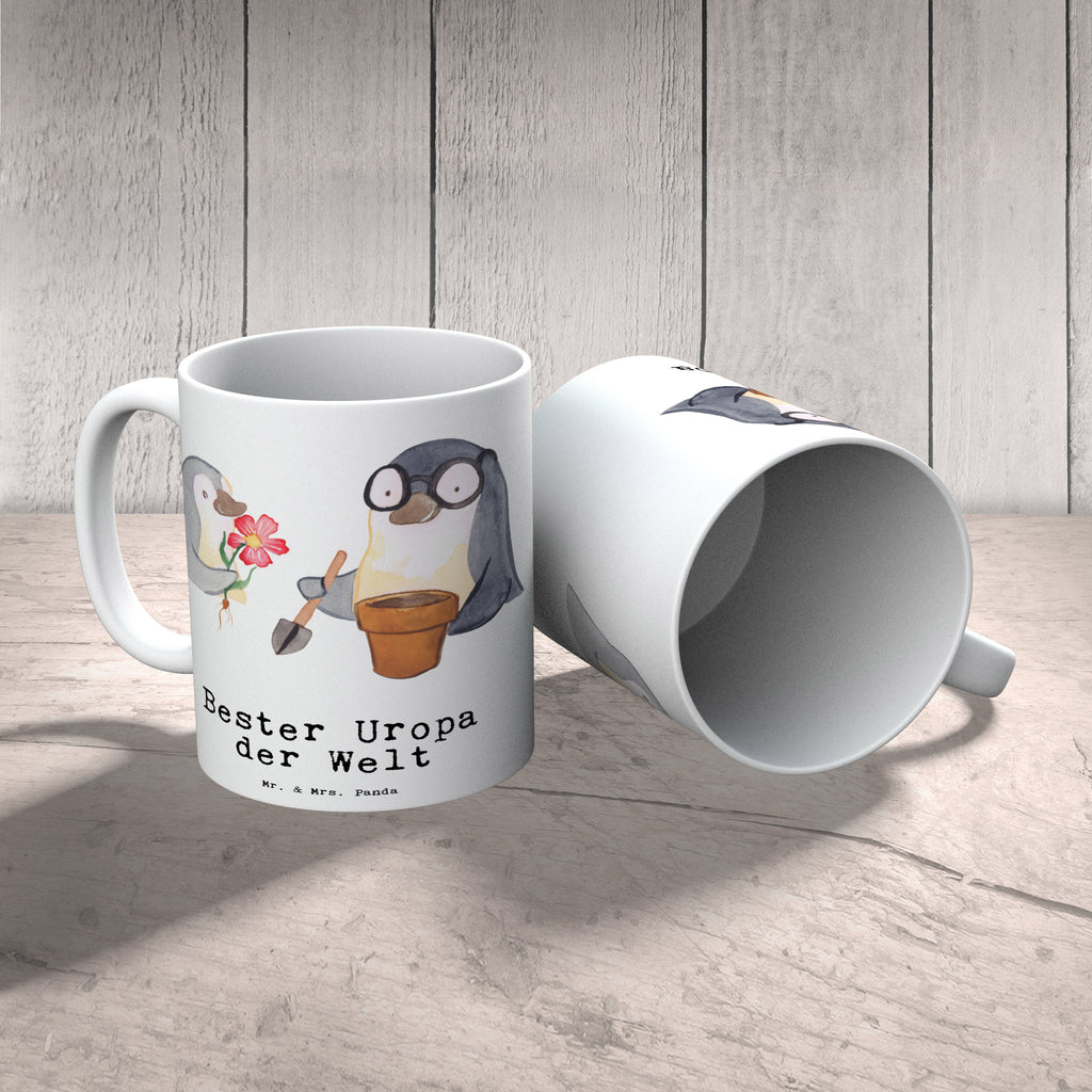 Tasse Pinguin Bester Uropa der Welt Tasse, Kaffeetasse, Teetasse, Becher, Kaffeebecher, Teebecher, Keramiktasse, Porzellantasse, Büro Tasse, Geschenk Tasse, Tasse Sprüche, Tasse Motive, Kaffeetassen, Tasse bedrucken, Designer Tasse, Cappuccino Tassen, Schöne Teetassen, für, Dankeschön, Geschenk, Schenken, Geburtstag, Geburtstagsgeschenk, Geschenkidee, Danke, Bedanken, Mitbringsel, Freude machen, Geschenktipp, Uropa, Uhropa, Ur Opa, Urgroßeltern, Grossvater, Großvater, Opa, Opi. Großpapa, Großeltern, Enkel, Enkelin, Enkelkind, Kleinigkeit, Oppa, Oppi, Bester, Uropa Mitbringsel