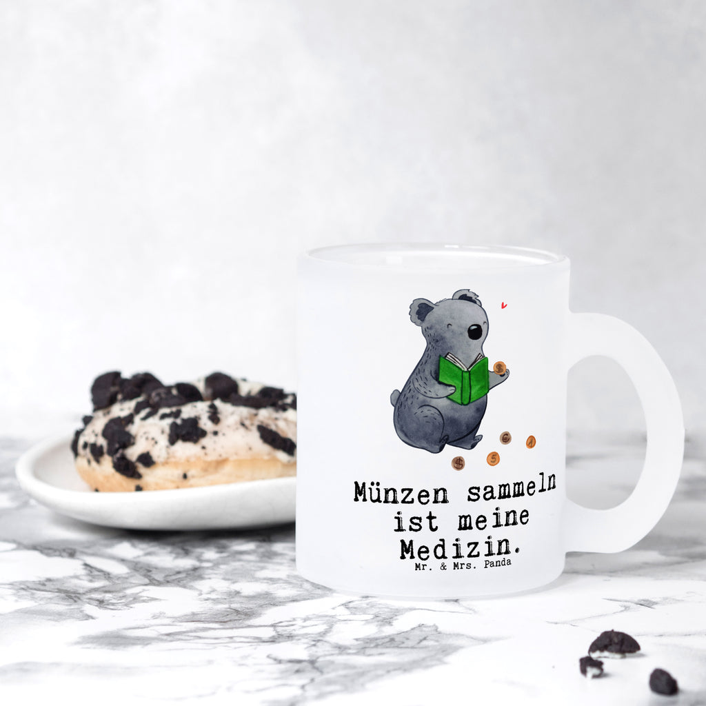 Teetasse Koala Münzen sammeln Medizin Teetasse, Teeglas, Teebecher, Tasse mit Henkel, Tasse, Glas Teetasse, Teetasse aus Glas, Geschenk, Sport, Sportart, Hobby, Schenken, Danke, Dankeschön, Auszeichnung, Gewinn, Sportler, Münzen sammeln, Numismatik, Münzen aus aller Welt