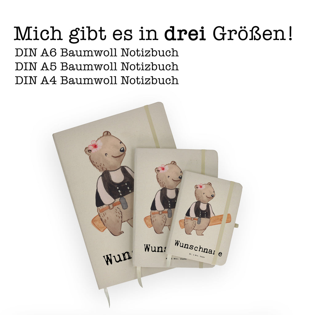 DIN A4 Personalisiertes Notizbuch Zimmerfrau mit Herz Personalisiertes Notizbuch, Notizbuch mit Namen, Notizbuch bedrucken, Personalisierung, Namensbuch, Namen, Beruf, Ausbildung, Jubiläum, Abschied, Rente, Kollege, Kollegin, Geschenk, Schenken, Arbeitskollege, Mitarbeiter, Firma, Danke, Dankeschön