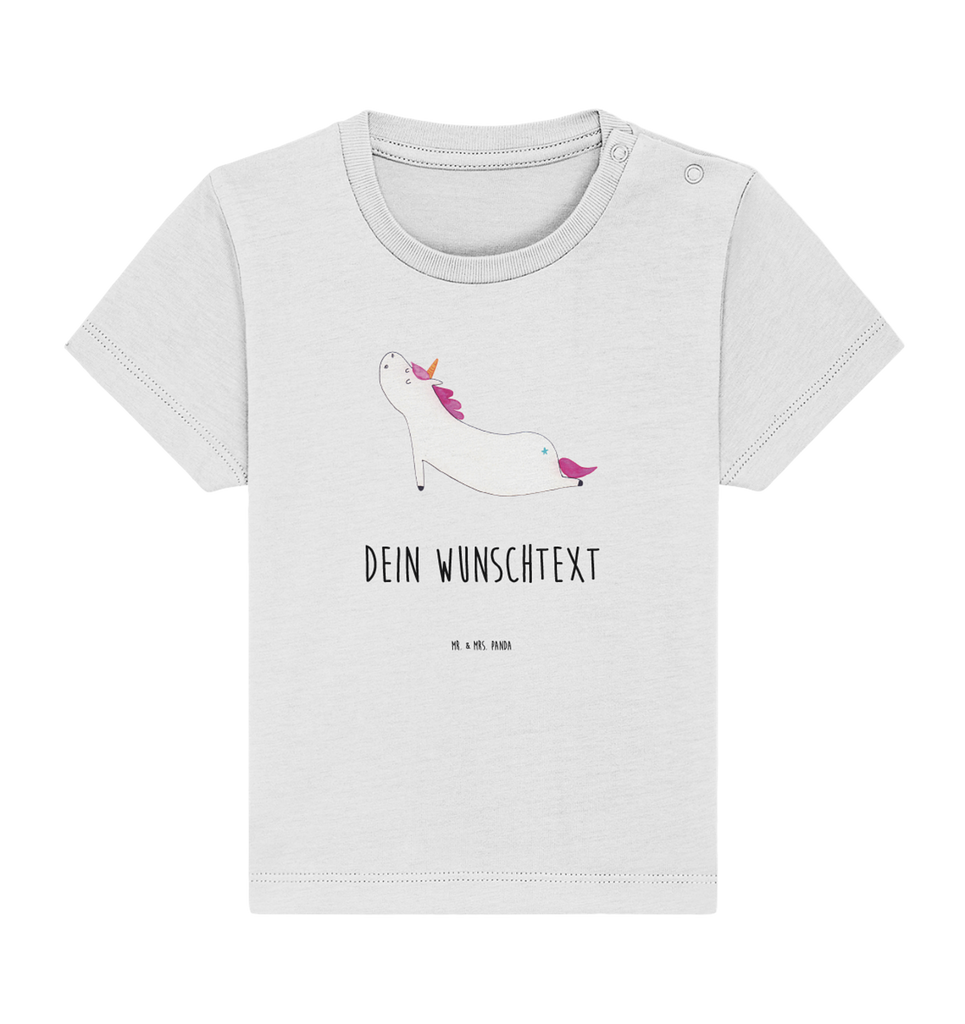 Personalisiertes Baby Shirt Einhorn Yoga Personalisiertes Baby T-Shirt, Personalisiertes Jungen Baby T-Shirt, Personalisiertes Mädchen Baby T-Shirt, Personalisiertes Shirt, Einhorn, Einhörner, Einhorn Deko, Pegasus, Unicorn, Yoga, Namaste, Achtsamkeit, Entspannung, Joga, Yogamatte, Sport, lustig, witzig, süß