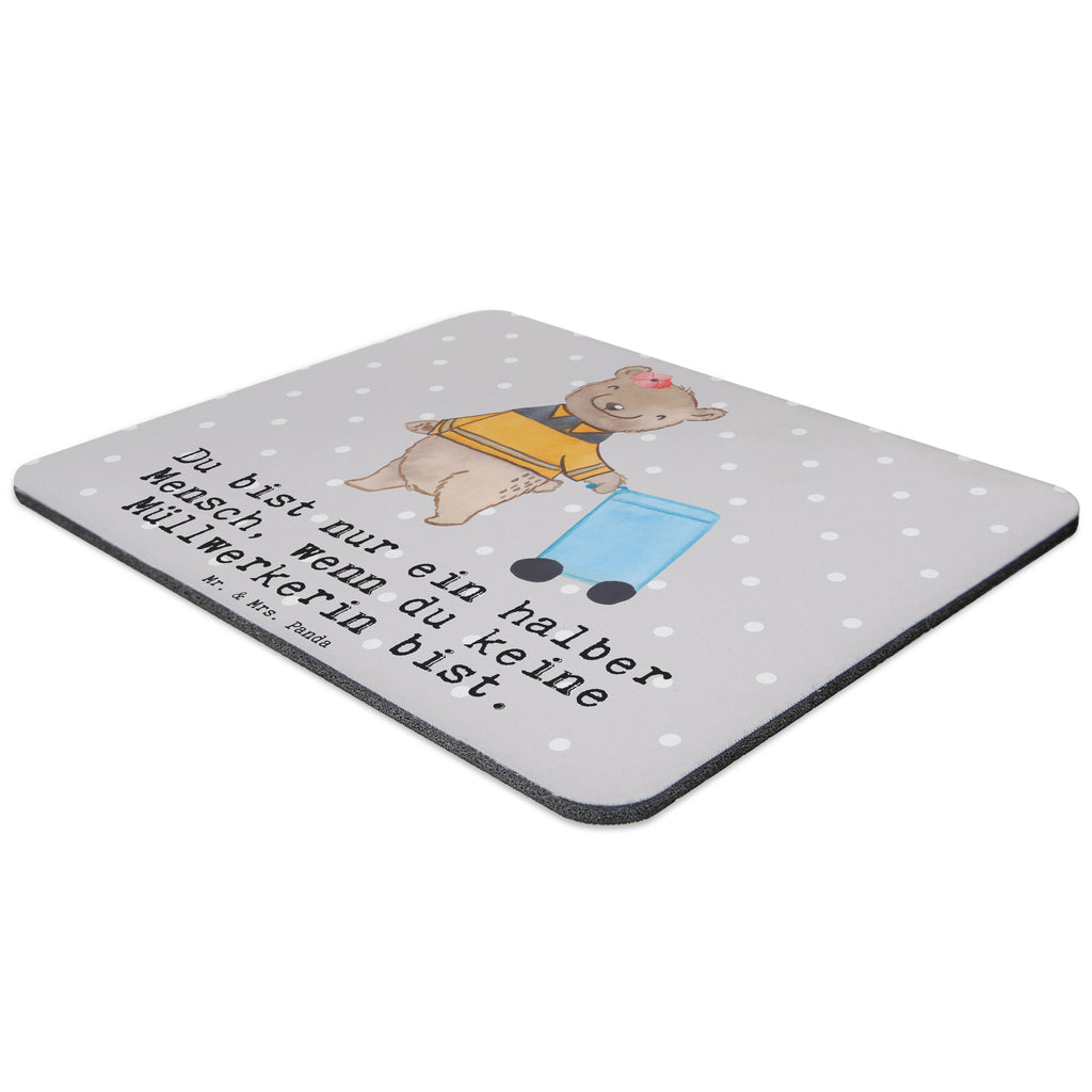 Mauspad Müllwerkerin mit Herz Mousepad, Computer zubehör, Büroausstattung, PC Zubehör, Arbeitszimmer, Mauspad, Einzigartiges Mauspad, Designer Mauspad, Mausunterlage, Mauspad Büro, Beruf, Ausbildung, Jubiläum, Abschied, Rente, Kollege, Kollegin, Geschenk, Schenken, Arbeitskollege, Mitarbeiter, Firma, Danke, Dankeschön, Müllwerkerin, Fachkraft Kreislauf- und Abfallwirtschaft, Müllentsorgerin, Kehrichtfrau, Müllfrau, Müllfahreriin