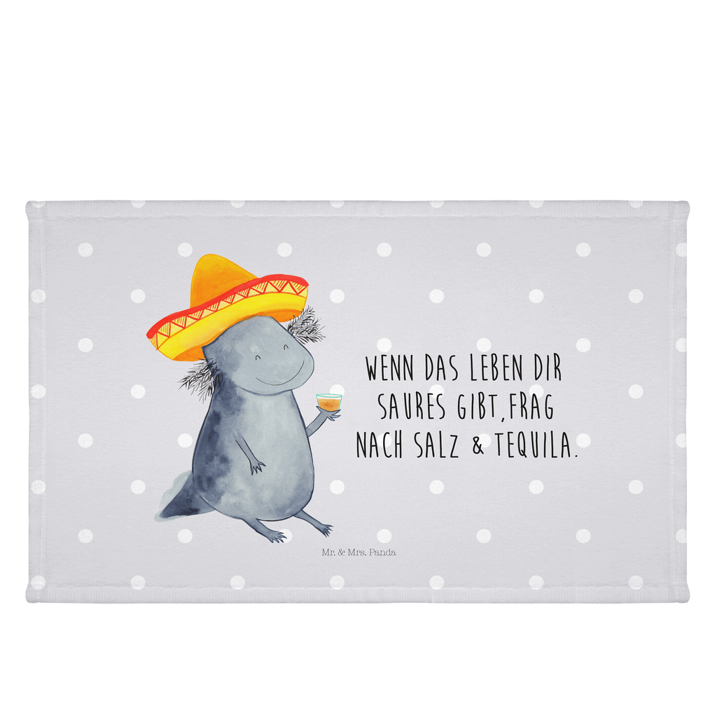 Handtuch Axolotl Tequila Handtuch, Badehandtuch, Badezimmer, Handtücher, groß, Kinder, Baby, Axolotl, Molch, Mexico, Mexiko, Sombrero, Zitrone, Tequila, Motivation, Spruch, Schwanzlurch, Lurch, Lurche, Axolot, Feuerdrache, Feuersalamander