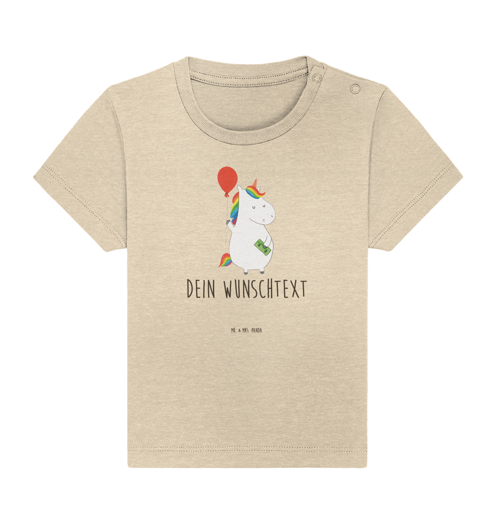 Personalisiertes Baby Shirt Einhorn Luftballon Personalisiertes Baby T-Shirt, Personalisiertes Jungen Baby T-Shirt, Personalisiertes Mädchen Baby T-Shirt, Personalisiertes Shirt, Einhorn, Einhörner, Einhorn Deko, Pegasus, Unicorn, Luftballon, Geld, Lebenslust, Freude, Geschenk, Freundin