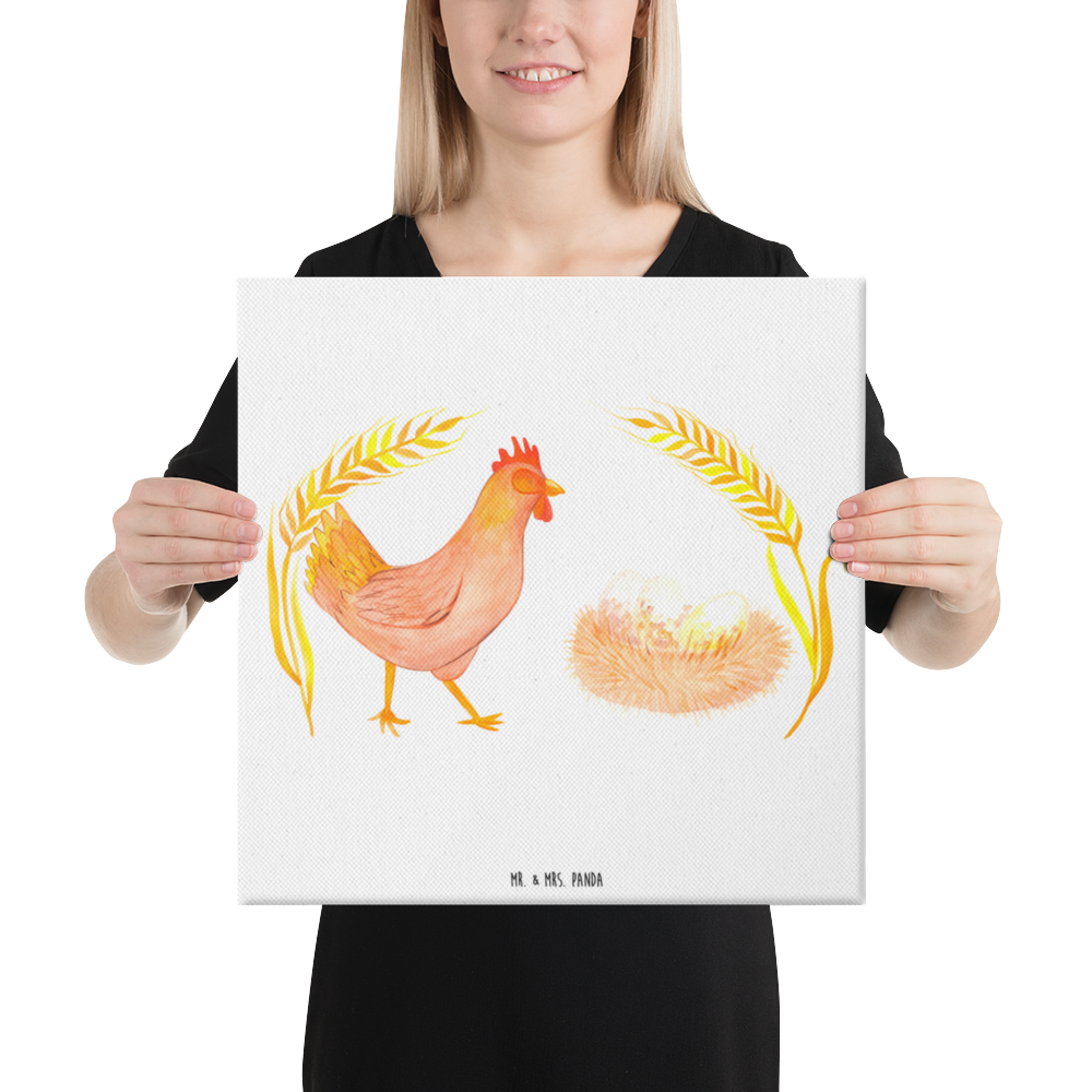 Leinwand Bild Huhn stolz Leinwand, Bild, Kunstdruck, Wanddeko, Dekoration, Bauernhof, Hoftiere, Landwirt, Landwirtin, Hahn, Henne, Hühner, Eier, Hof, Landleben, Motivation, Geburt, Magie, Spruch, Schwangerschaft