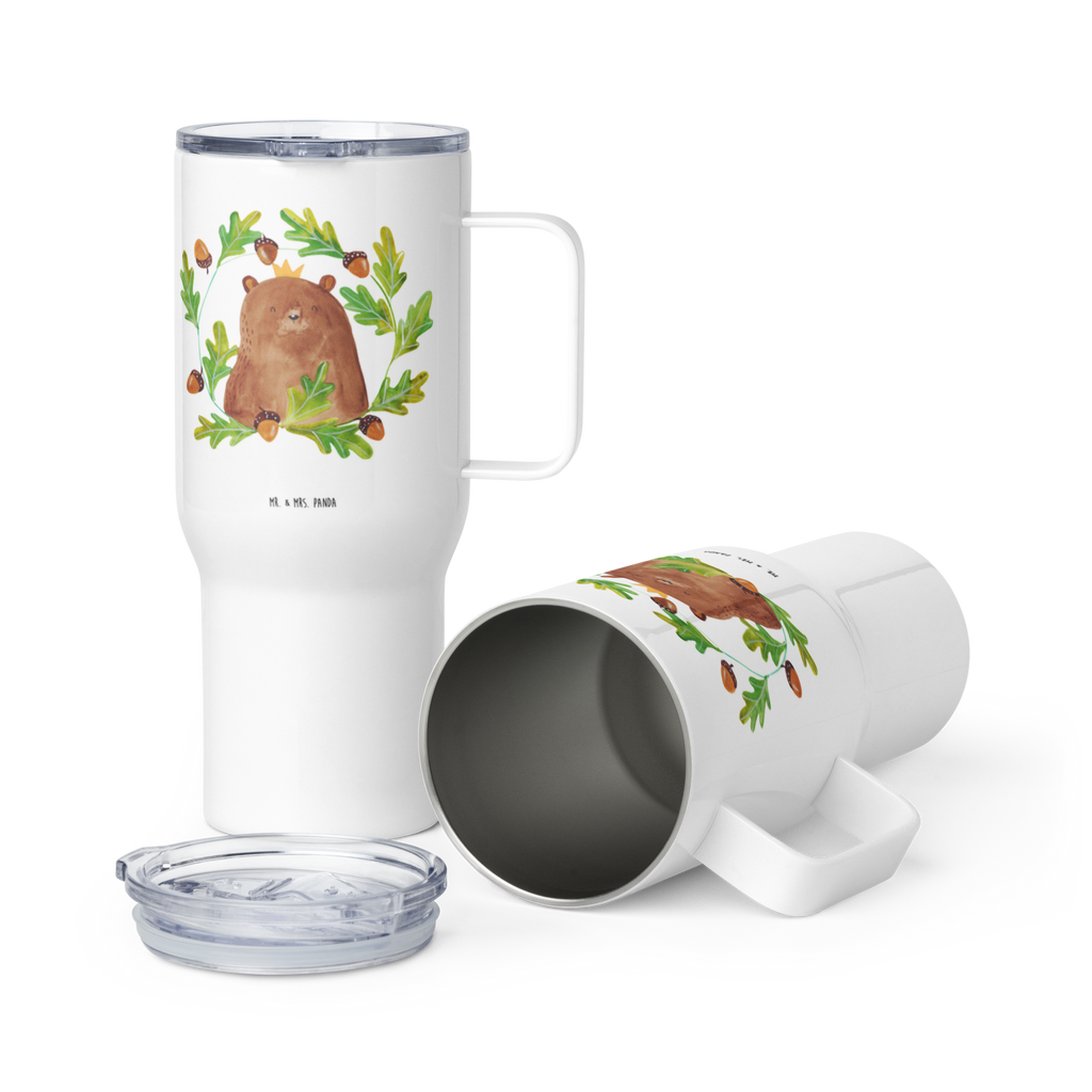 XXL Thermobecher Bär König Thermobecher, XL Thermobecher, Reisebecher, XL Reisetasse, Großer Thermobecher, Autobecher, Jumbo Becher, Bär, Teddy, Teddybär, Papa, Papa Bär, bester Vater, bester Papa, weltbester Papa, Vatertag, Vater, Dad, Daddy, Papi