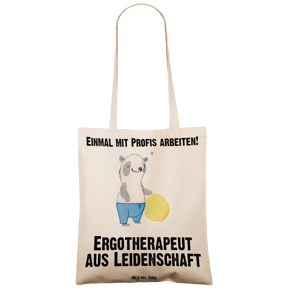 Tragetasche Ergotherapeut aus Leidenschaft Beuteltasche, Beutel, Einkaufstasche, Jutebeutel, Stoffbeutel, Tasche, Shopper, Umhängetasche, Strandtasche, Schultertasche, Stofftasche, Tragetasche, Badetasche, Jutetasche, Einkaufstüte, Laptoptasche, Beruf, Ausbildung, Jubiläum, Abschied, Rente, Kollege, Kollegin, Geschenk, Schenken, Arbeitskollege, Mitarbeiter, Firma, Danke, Dankeschön, Ergotherapeut, Ergotherapie