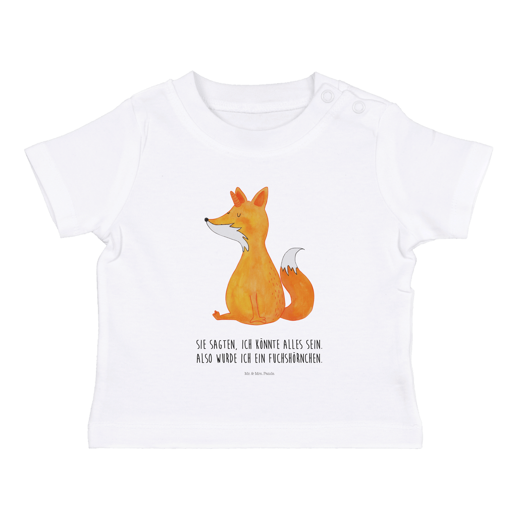 Organic Baby Shirt Einhorn Fuchs Baby T-Shirt, Jungen Baby T-Shirt, Mädchen Baby T-Shirt, Shirt, Einhorn, Einhörner, Einhorn Deko, Pegasus, Unicorn, Fuchs, Unicorns, Fuchshörnchen, Fuchshorn, Foxycorn, Füchse