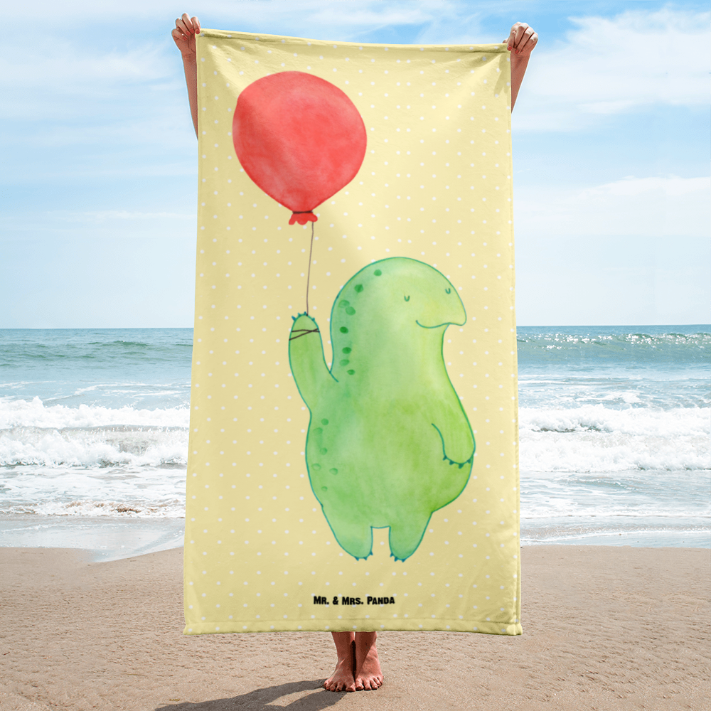 XL Badehandtuch Schildkröte Luftballon Handtuch, Badetuch, Duschtuch, Strandtuch, Saunatuch, Schildkröte, Schildkröten, Mutausbruch, Motivation, Motivationsspruch