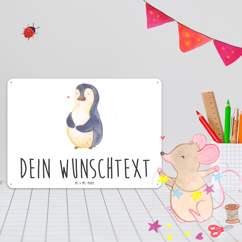 Personalisiertes Blechschild Pinguin Diät Blechschild, Metallschild, Geschenk Schild, Schild, Magnet-Metall-Schild, Deko Schild, Wandschild, Wand-Dekoration, Türschild, Pinguin, Pinguine, Diät, Abnehmen, Abspecken, Gewicht, Motivation, Selbstliebe, Körperliebe, Selbstrespekt