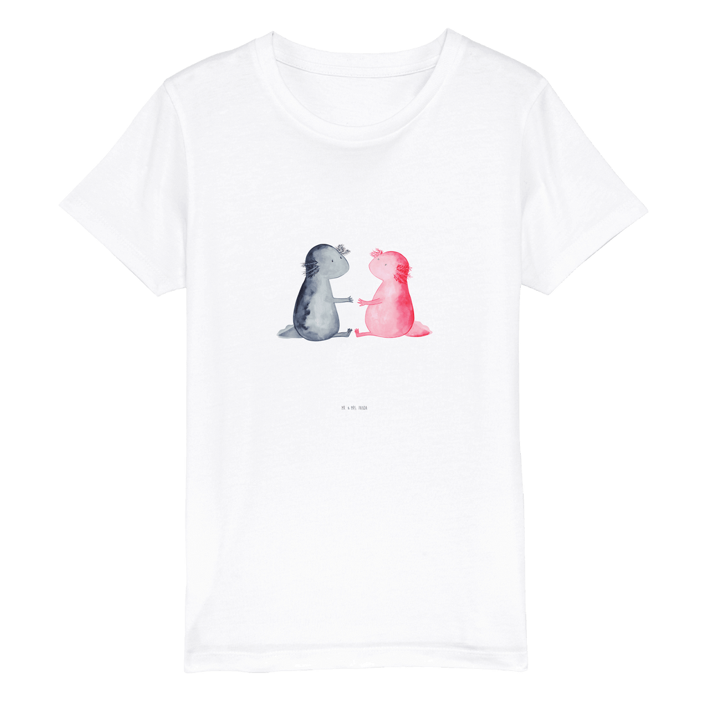 Organic Kinder T-Shirt Axolotl Liebe Kinder T-Shirt, Kinder T-Shirt Mädchen, Kinder T-Shirt Jungen, Axolotl, Molch, Axolot, Schwanzlurch, Lurch, Lurche, Liebe, große Liebe, Liebesbeweis, Freund, Verlobter, Ehemann, Jahrestag, Valentinstag