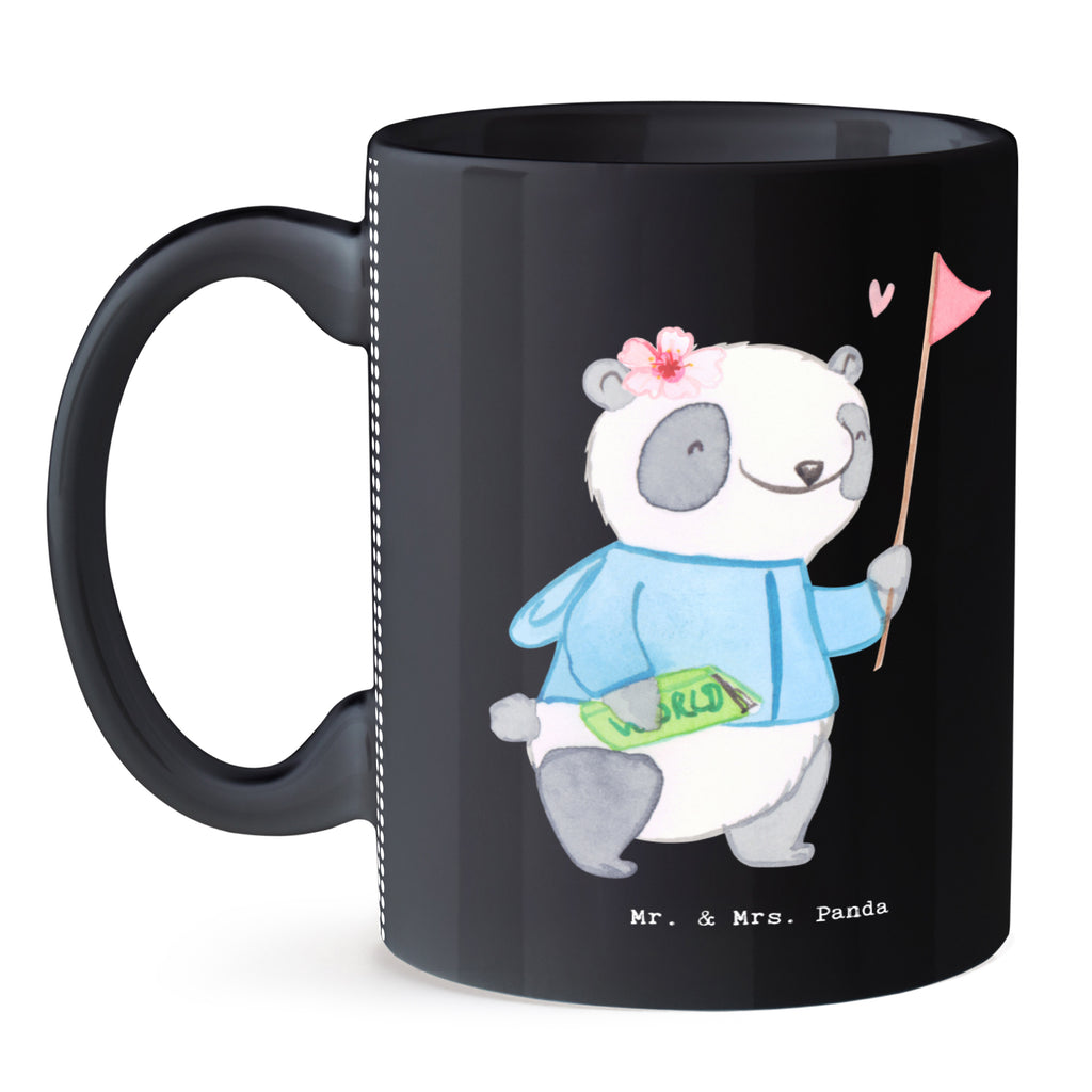 Tasse Reiseleiterin mit Herz Tasse, Kaffeetasse, Teetasse, Becher, Kaffeebecher, Teebecher, Keramiktasse, Porzellantasse, Büro Tasse, Geschenk Tasse, Tasse Sprüche, Tasse Motive, Kaffeetassen, Tasse bedrucken, Designer Tasse, Cappuccino Tassen, Schöne Teetassen, Beruf, Ausbildung, Jubiläum, Abschied, Rente, Kollege, Kollegin, Geschenk, Schenken, Arbeitskollege, Mitarbeiter, Firma, Danke, Dankeschön