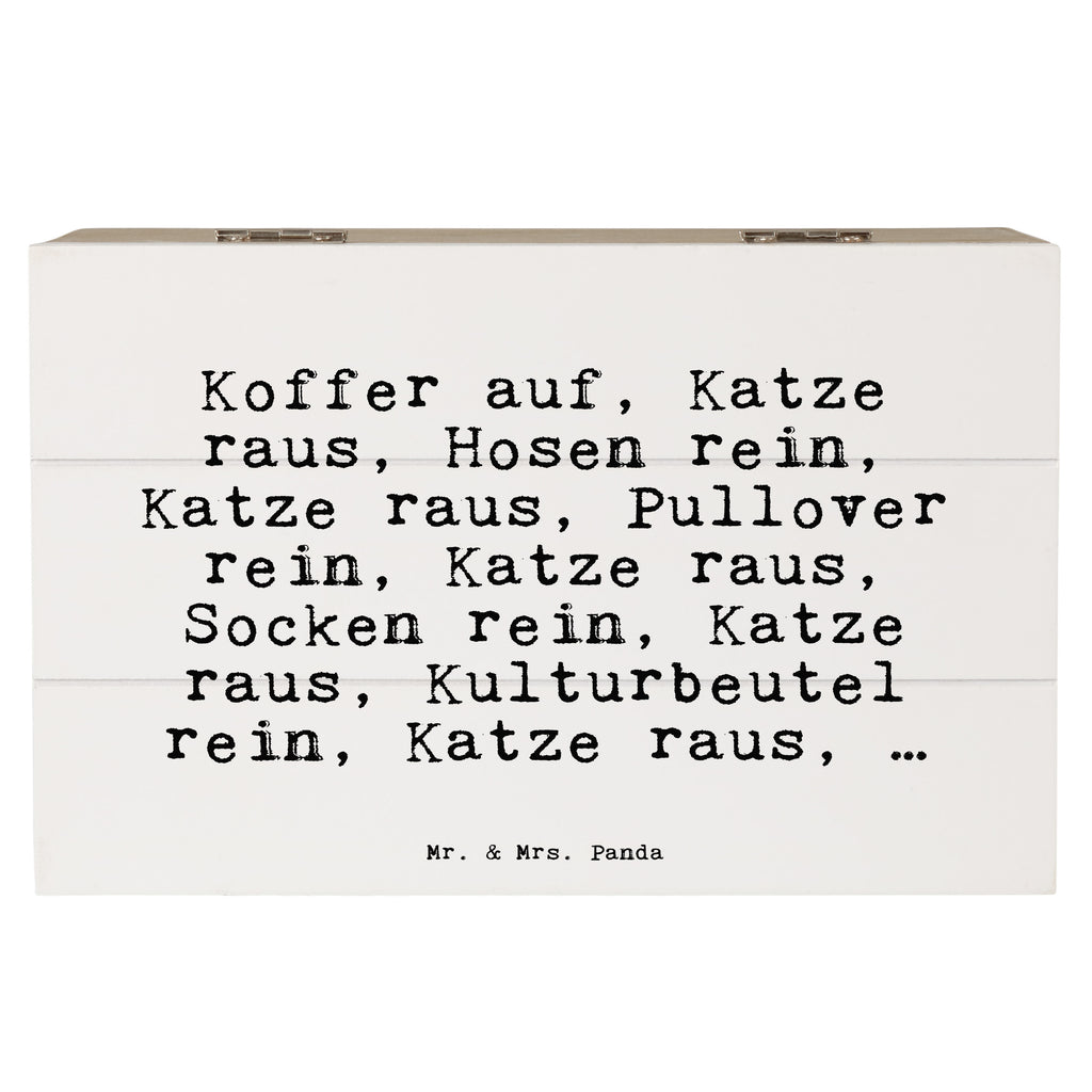 Holzkiste Sprüche und Zitate Koffer auf, Katze raus, Hosen rein, Katze raus, Pullover rein, Katze raus, Socken rein, Katze raus, Kulturbeutel rein, Katze raus, … Holzkiste, Kiste, Schatzkiste, Truhe, Schatulle, XXL, Erinnerungsbox, Erinnerungskiste, Dekokiste, Aufbewahrungsbox, Geschenkbox, Geschenkdose, Spruch, Sprüche, lustige Sprüche, Weisheiten, Zitate, Spruch Geschenke, Spruch Sprüche Weisheiten Zitate Lustig Weisheit Worte