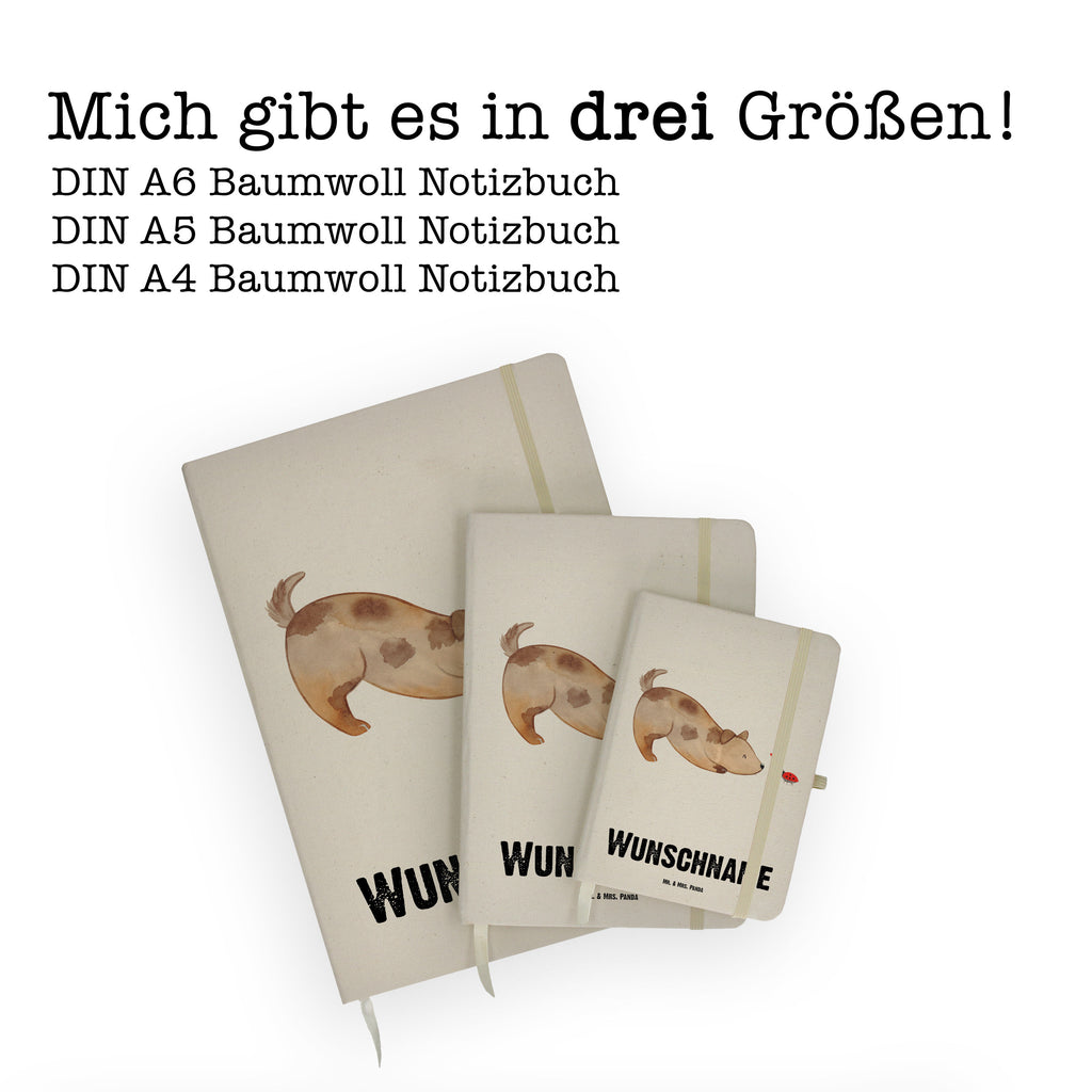 DIN A4 Personalisiertes Notizbuch Hund Marienkäfer Personalisiertes Notizbuch, Notizbuch mit Namen, Notizbuch bedrucken, Personalisierung, Namensbuch, Namen, Hund, Hundemotiv, Haustier, Hunderasse, Tierliebhaber, Hundebesitzer, Sprüche, Hunde, Hundespruch, Marienkäfer, Mischling, Mischlinghund