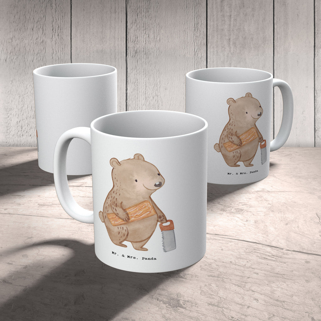 Tasse Schreiner mit Herz Tasse, Kaffeetasse, Teetasse, Becher, Kaffeebecher, Teebecher, Keramiktasse, Porzellantasse, Büro Tasse, Geschenk Tasse, Tasse Sprüche, Tasse Motive, Kaffeetassen, Tasse bedrucken, Designer Tasse, Cappuccino Tassen, Schöne Teetassen, Beruf, Ausbildung, Jubiläum, Abschied, Rente, Kollege, Kollegin, Geschenk, Schenken, Arbeitskollege, Mitarbeiter, Firma, Danke, Dankeschön