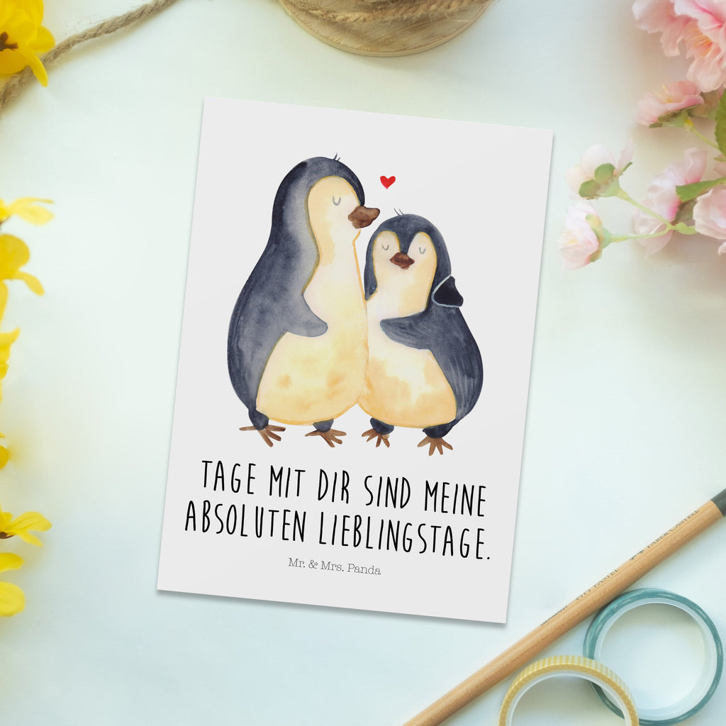 Postkarte Pinguin umarmen Postkarte, Karte, Geschenkkarte, Grußkarte, Einladung, Ansichtskarte, Geburtstagskarte, Einladungskarte, Dankeskarte, Ansichtskarten, Einladung Geburtstag, Einladungskarten Geburtstag, Pinguin, Liebe, Liebespaar, Liebesbeweis, Liebesgeschenk, Verlobung, Jahrestag, Hochzeitstag, Hochzeit, Hochzeitsgeschenk