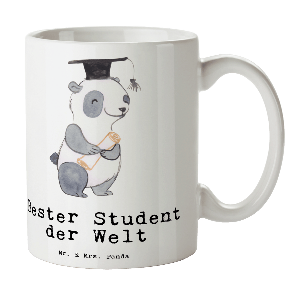 Tasse Panda Bester Student der Welt Tasse, Kaffeetasse, Teetasse, Becher, Kaffeebecher, Teebecher, Keramiktasse, Porzellantasse, Büro Tasse, Geschenk Tasse, Tasse Sprüche, Tasse Motive, Kaffeetassen, Tasse bedrucken, Designer Tasse, Cappuccino Tassen, Schöne Teetassen, für, Dankeschön, Geschenk, Schenken, Geburtstag, Geburtstagsgeschenk, Geschenkidee, Danke, Bedanken, Mitbringsel, Freude machen, Geschenktipp, Student, Studium, Sohn, Spaß, Musterschüler, lustig, Studienabschluss, witzig, Universität, Abschluss, Alumni, Uni, Studenten, Hochschule