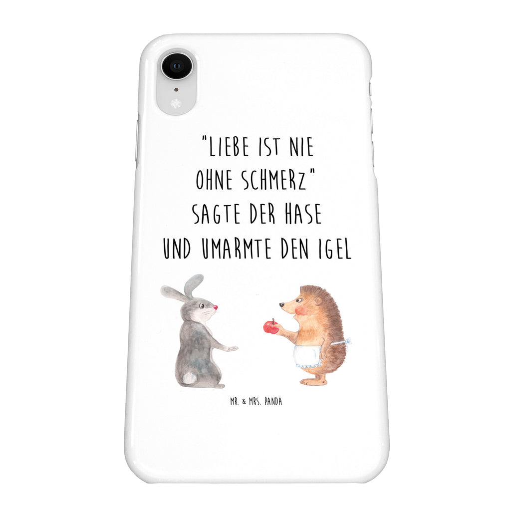 Handyhülle Hase Igel Handyhülle, Handycover, Cover, Handy, Hülle, Iphone 10, Iphone X, Tiermotive, Gute Laune, lustige Sprüche, Tiere, Igel und Hase, Igel, Hase, Liebe Spruch, Liebeskummer Geschenk, Herzschmerz, Trösten, Trennungsschmerz, Spruch romantisch