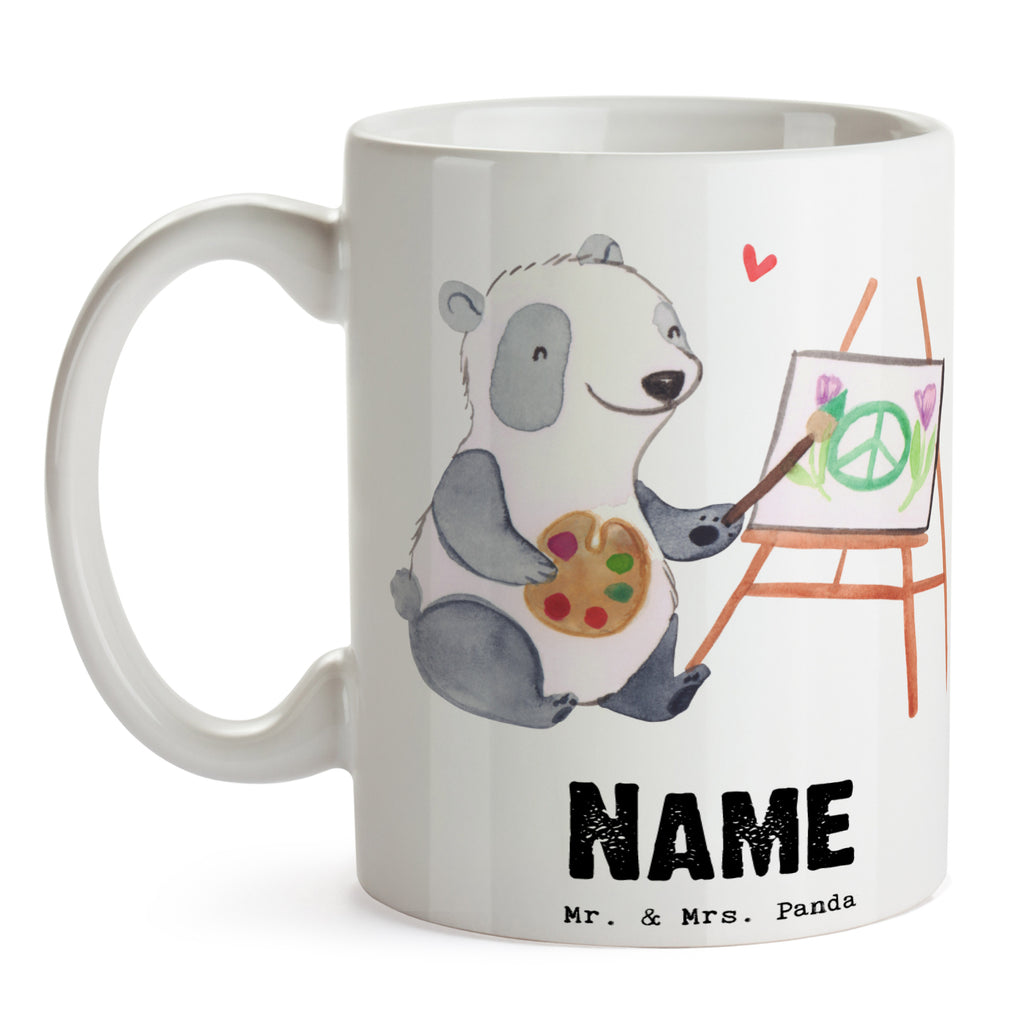 Personalisierte Tasse Künstler mit Herz Personalisierte Tasse, Namenstasse, Wunschname, Personalisiert, Tasse, Namen, Drucken, Tasse mit Namen, Beruf, Ausbildung, Jubiläum, Abschied, Rente, Kollege, Kollegin, Geschenk, Schenken, Arbeitskollege, Mitarbeiter, Firma, Danke, Dankeschön, Künstler, Maler, Kunstmaler, Galerie Eröffnung, Kunstschule