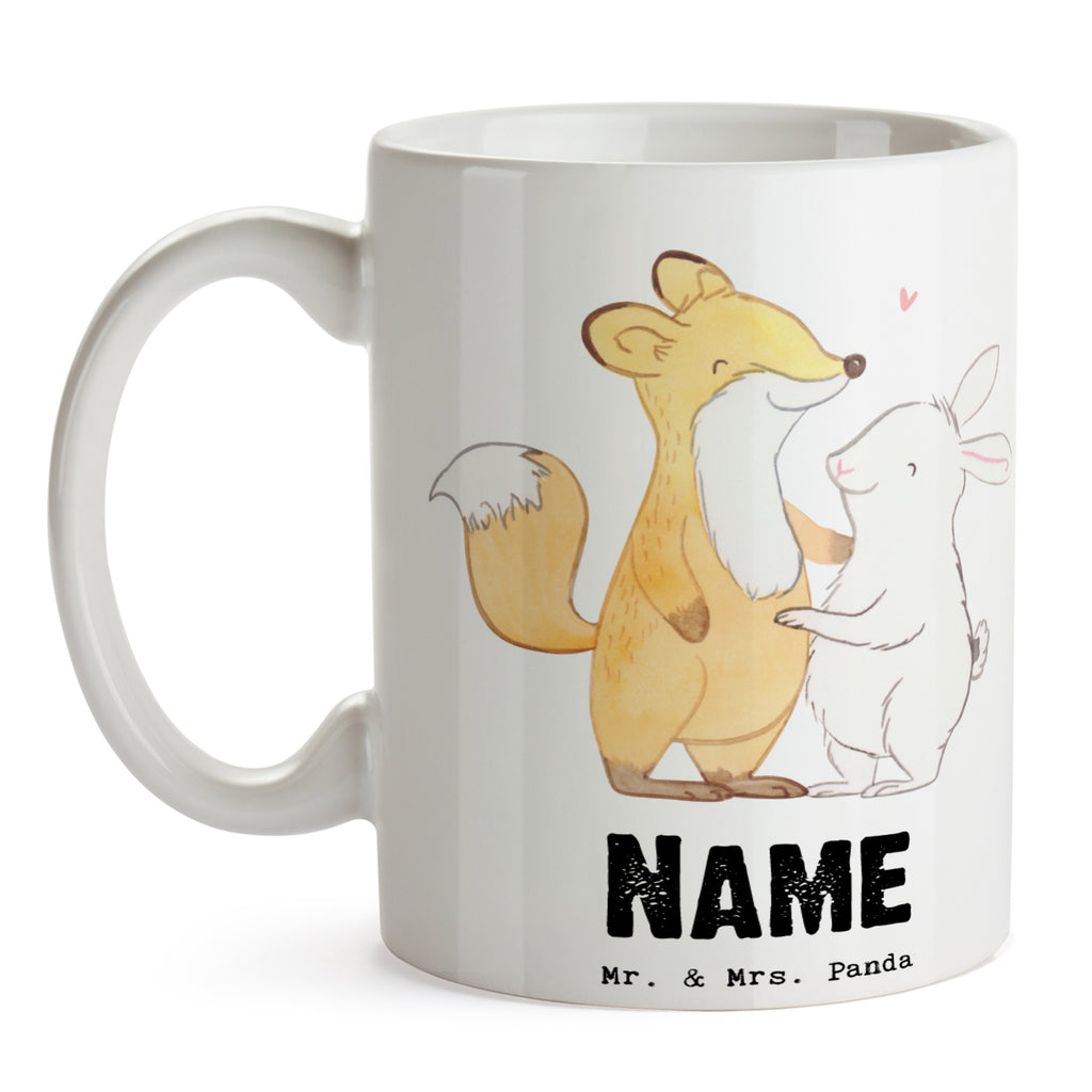 Personalisierte Tasse Fuchs Hase Freunde treffen Personalisierte Tasse, Namenstasse, Wunschname, Personalisiert, Tasse, Namen, Drucken, Tasse mit Namen, Geschenk, Sport, Sportart, Hobby, Schenken, Danke, Dankeschön, Auszeichnung, Gewinn, Sportler, Freunde treffen