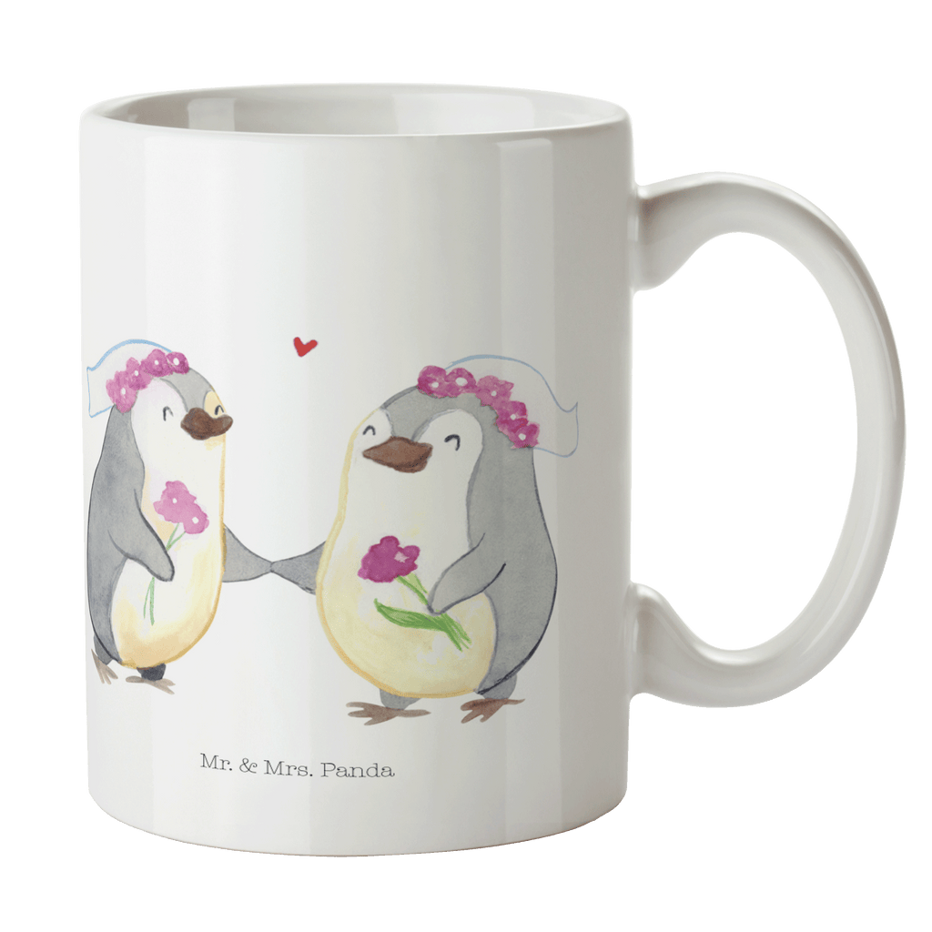 Tasse Pinguin Pärchen Lesbian Pride Tasse, Kaffeetasse, Teetasse, Becher, Kaffeebecher, Teebecher, Keramiktasse, Porzellantasse, Büro Tasse, Geschenk Tasse, Tasse Sprüche, Tasse Motive, Kaffeetassen, Tasse bedrucken, Designer Tasse, Cappuccino Tassen, Schöne Teetassen, Hochzeit, Hochzeitsgeschenk, Ehe, Hochzeitsfeier, Trauung, Trauungsgeschenk, Hochzeitskarte, Verlobungsfeier, Verlobungsgeschenk, Hochzeitsgeschenkideen, Hochzeitsgeschenke für Brautpaar