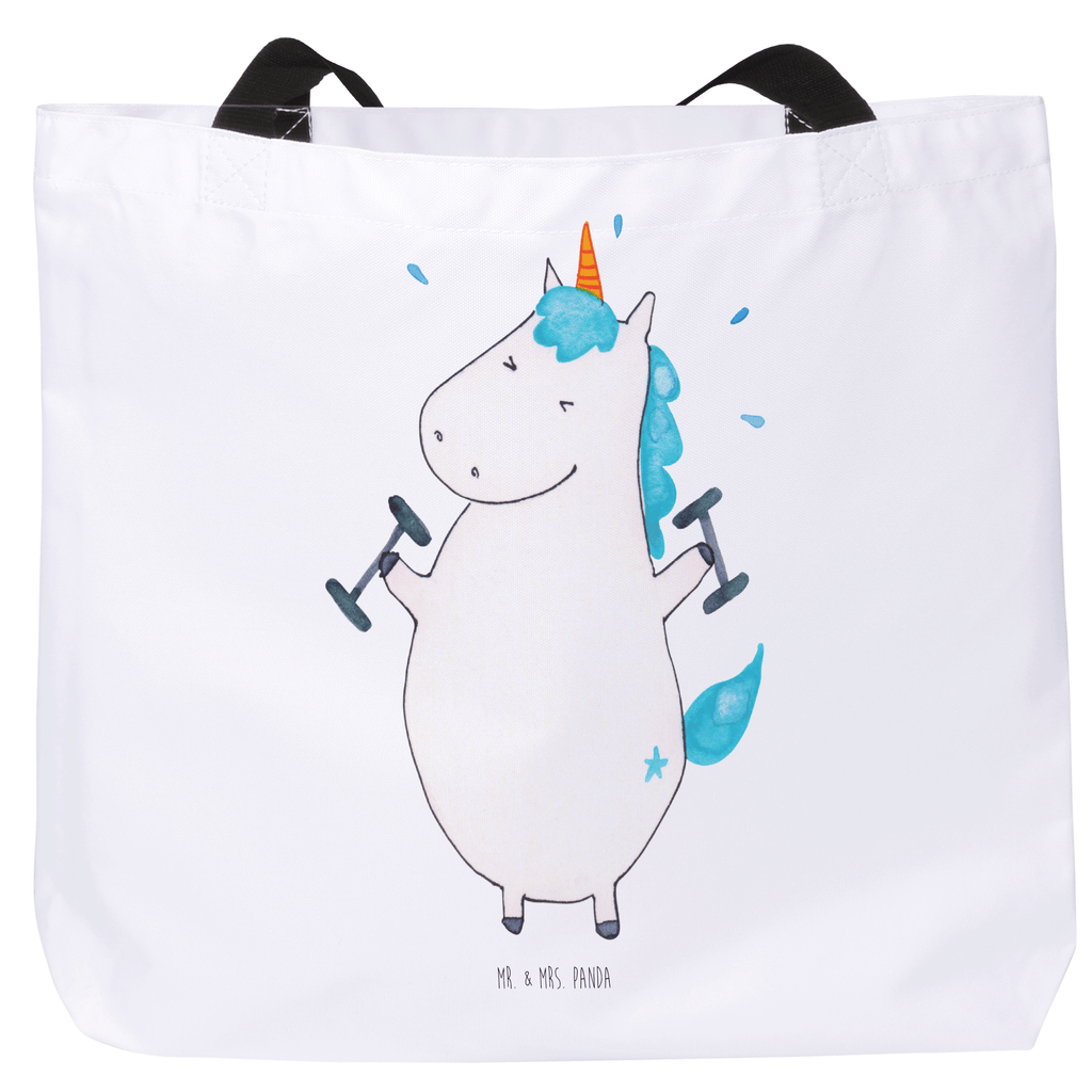 Shopper Einhorn Fitness Beutel, Einkaufstasche, Tasche, Strandtasche, Einkaufsbeutel, Shopper, Schultasche, Freizeittasche, Tragebeutel, Schulbeutel, Alltagstasche, Einhorn, Einhörner, Einhorn Deko, Pegasus, Unicorn, Gym, Fitness, Fitnessstudio, Diät, Abnehmen, Sport, Pumpen, Geräte, Sixpack