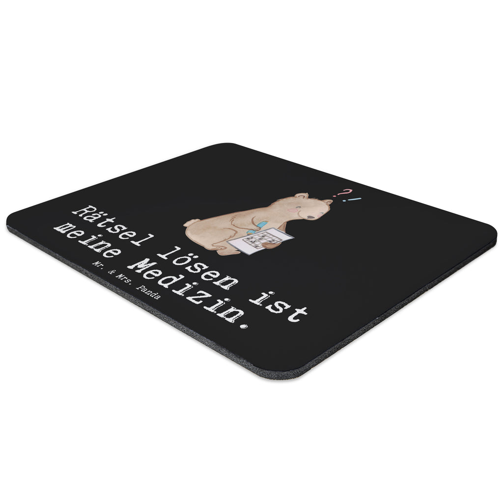 Mauspad Bär Rätsel lösen Medizin Mousepad, Computer zubehör, Büroausstattung, PC Zubehör, Arbeitszimmer, Mauspad, Einzigartiges Mauspad, Designer Mauspad, Mausunterlage, Mauspad Büro, Geschenk, Sport, Sportart, Hobby, Schenken, Danke, Dankeschön, Auszeichnung, Gewinn, Sportler, Rätsel lösen, Kreuzworträtsel lösen, Knobeln, Gedächtnistraining, Gedächtnissport