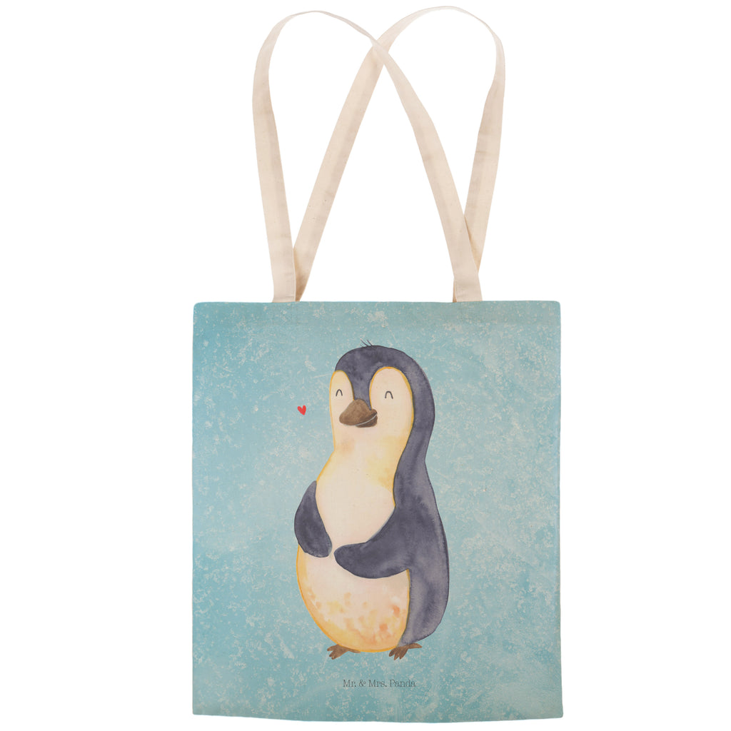 Einkaufstasche Pinguin Diät Tragetasche, Tasche, Beutel, Stofftasche, Baumwolltasche, Umhängetasche, Shopper, Einkaufstasche, Beuteltasche, Pinguin, Pinguine, Diät, Abnehmen, Abspecken, Gewicht, Motivation, Selbstliebe, Körperliebe, Selbstrespekt